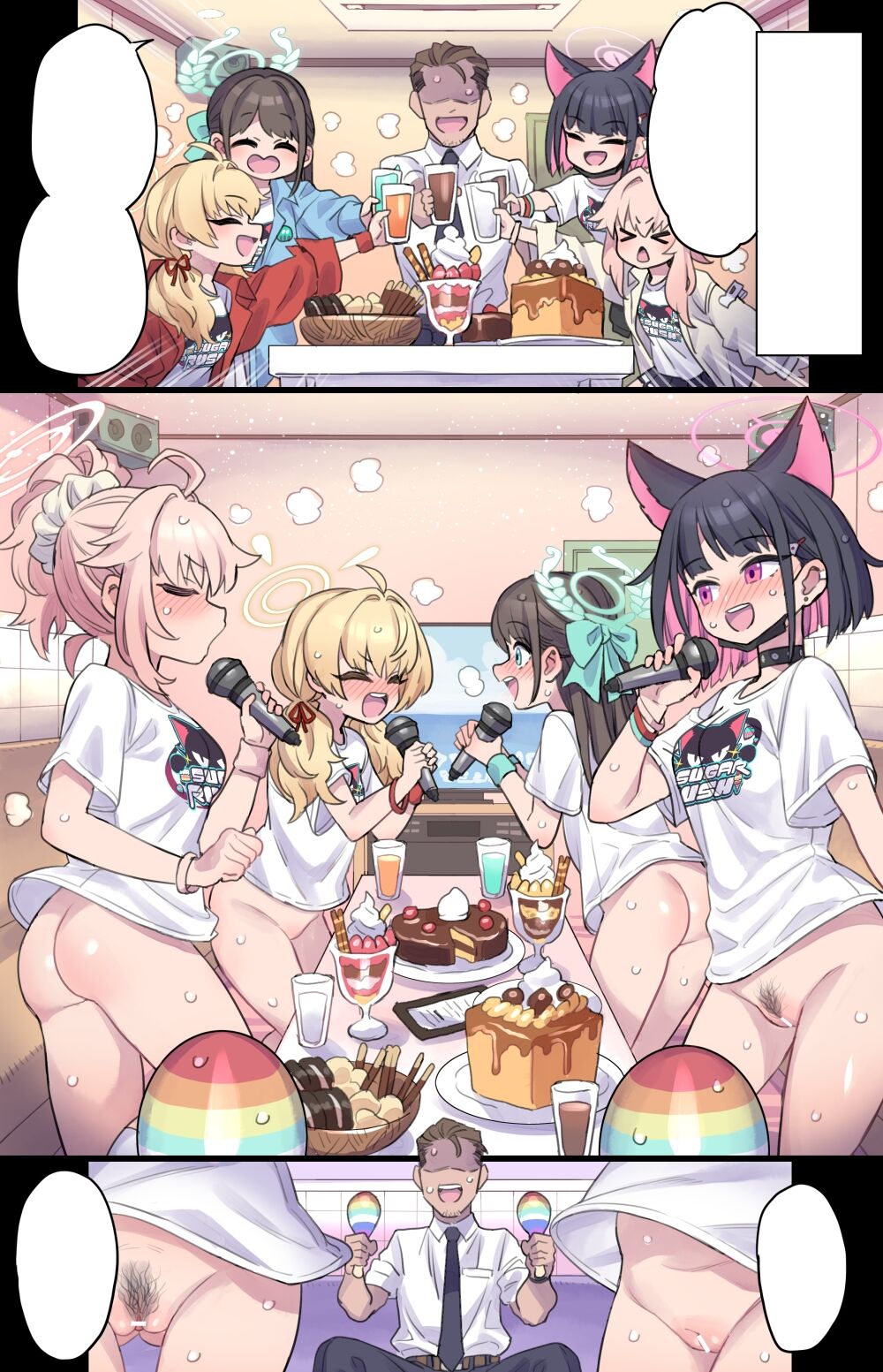[Mimonel]Sweets-bu no Gohoubi Time | After-School Sweets Club's Snack Time!(Blue Archive) [English] [Team Rabu2] [Decensored] [Digital] Page 6