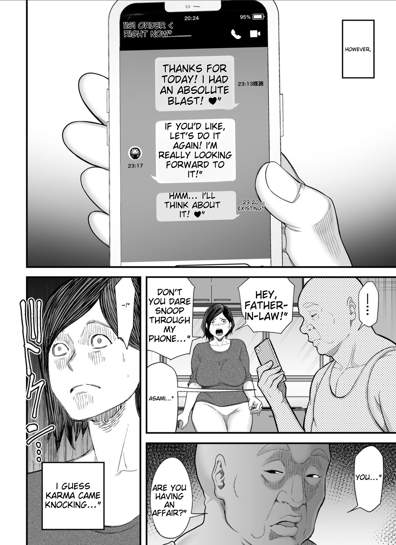 [Ura Meshiya (Maccha Neji)]Otou-san no Onna ni Natta Hi | The day I became my father-in-law's woman.[English] [Alyssaqueen] Page 15