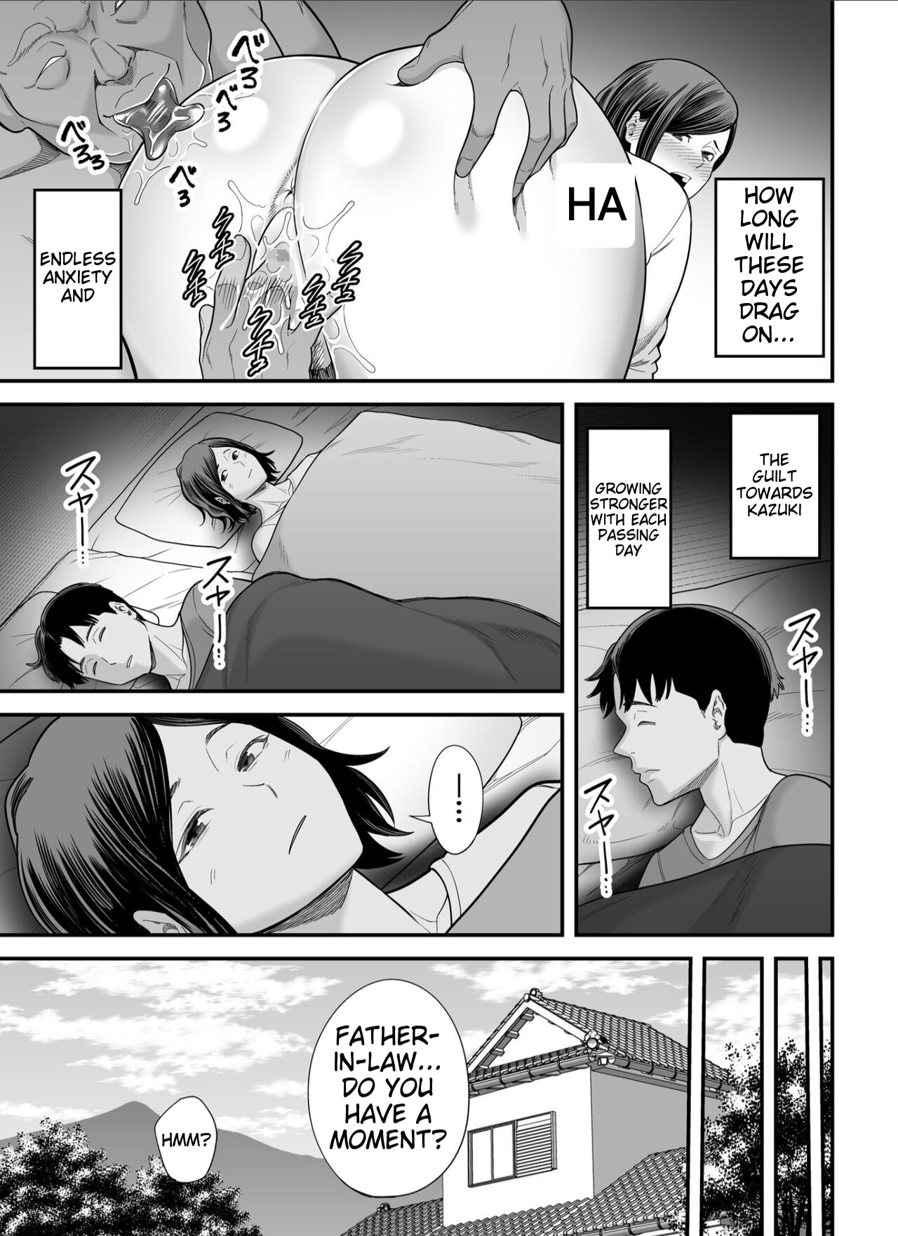 [Ura Meshiya (Maccha Neji)]Otou-san no Onna ni Natta Hi | The day I became my father-in-law's woman.[English] [Alyssaqueen] Page 48