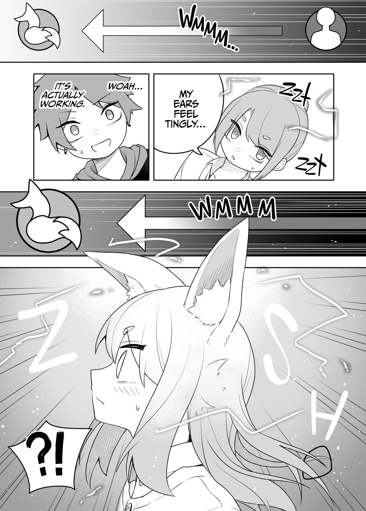 [Amuai Okashi Seisakusho (Kaiware Daikon, Ahoge Kinoko)]Kemokko-ka Appli | Furrification App[English] {2d-market.com} [Decensored] [Digital] Page 6