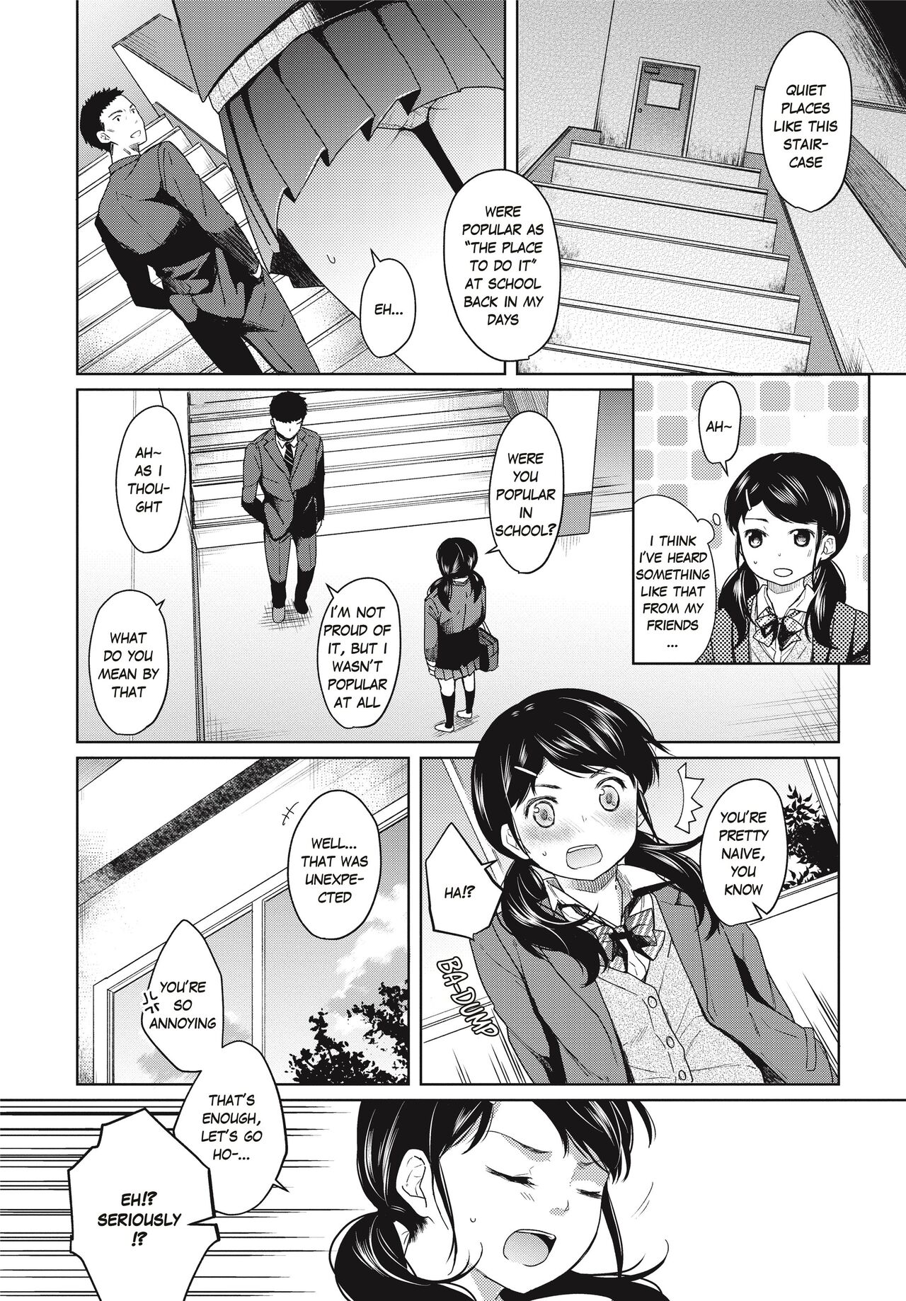 [Fumitsuki Sou]1 Room Apartment + Highschool Girl Suddenly Living Together? Close Contact!? First Sex!!? Ch.1-4[English] [Project-H] [Decensored] [Ongoing] Page 33