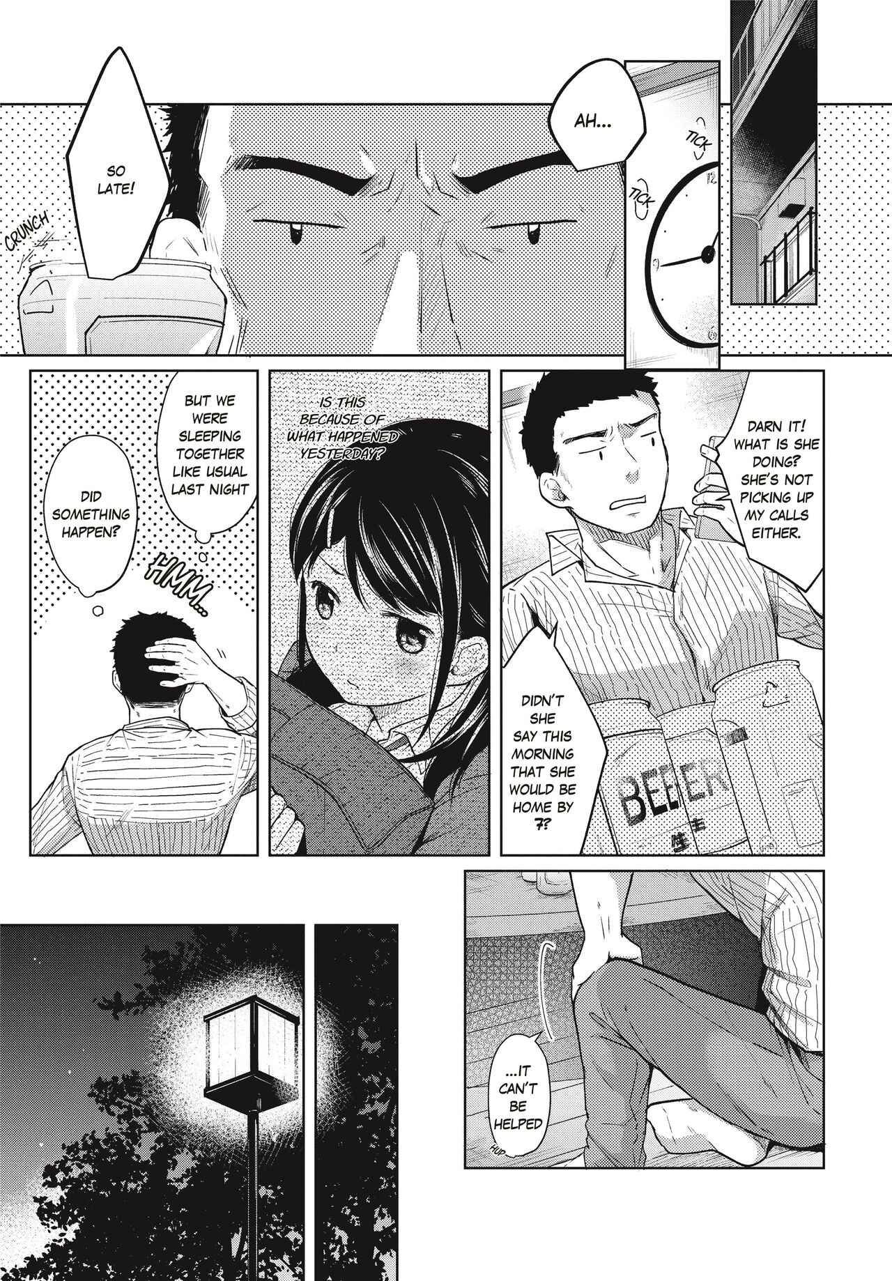 [Fumitsuki Sou]1 Room Apartment + Highschool Girl Suddenly Living Together? Close Contact!? First Sex!!? Ch.1-4[English] [Project-H] [Decensored] [Ongoing] Page 54