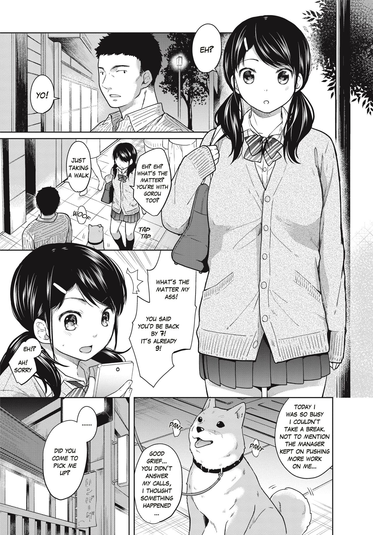 [Fumitsuki Sou]1 Room Apartment + Highschool Girl Suddenly Living Together? Close Contact!? First Sex!!? Ch.1-4[English] [Project-H] [Decensored] [Ongoing] Page 55