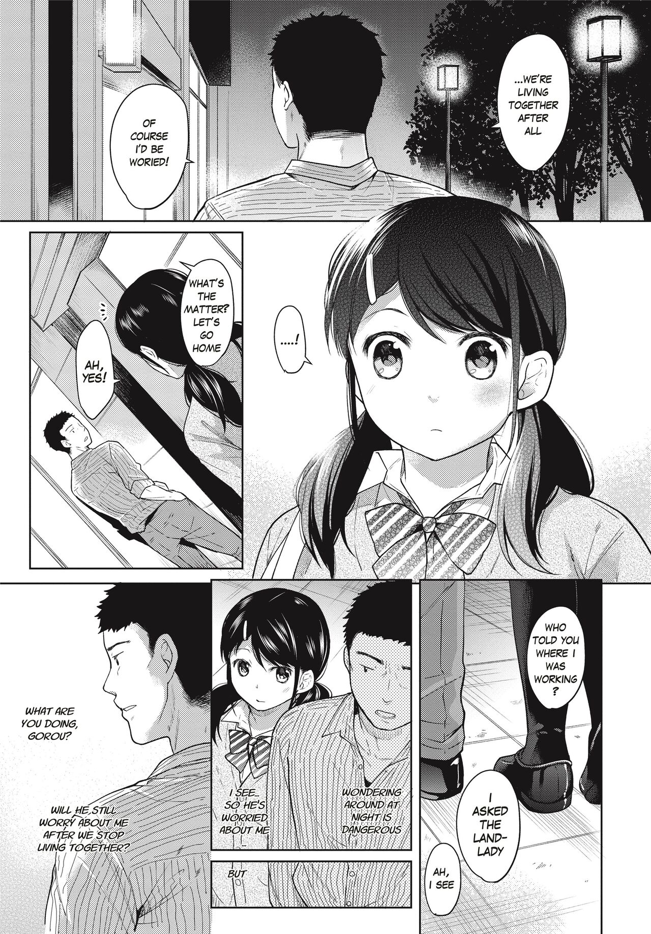 [Fumitsuki Sou]1 Room Apartment + Highschool Girl Suddenly Living Together? Close Contact!? First Sex!!? Ch.1-4[English] [Project-H] [Decensored] [Ongoing] Page 56