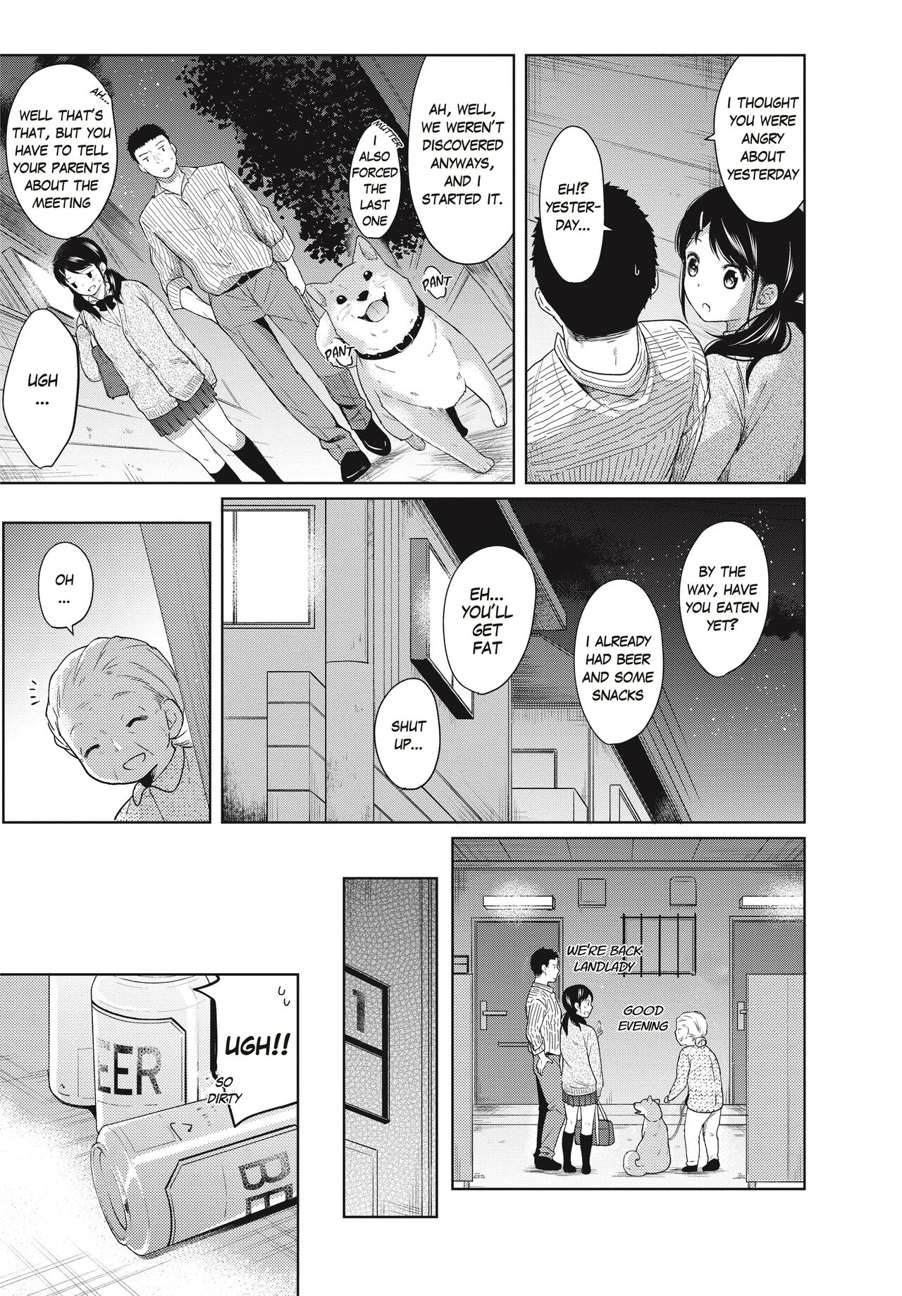 [Fumitsuki Sou]1 Room Apartment + Highschool Girl Suddenly Living Together? Close Contact!? First Sex!!? Ch.1-4[English] [Project-H] [Decensored] [Ongoing] Page 57