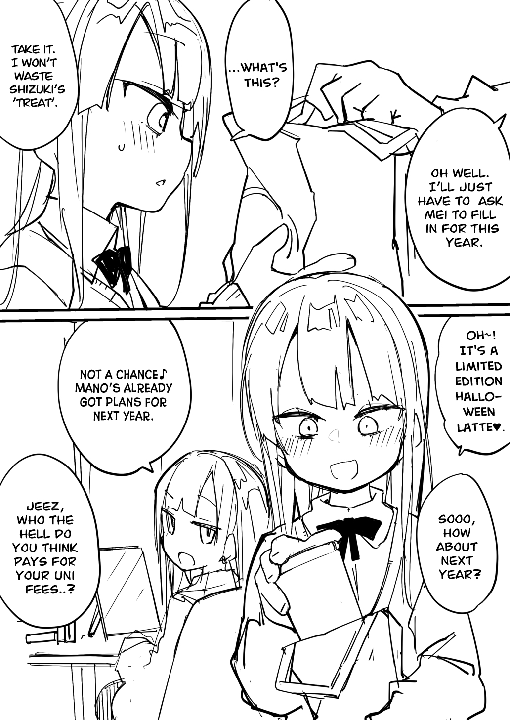 [ura_macoto]Halloween Happy Hour(Halloween Cosplay Weight Neglect punishment) [English] Page 4