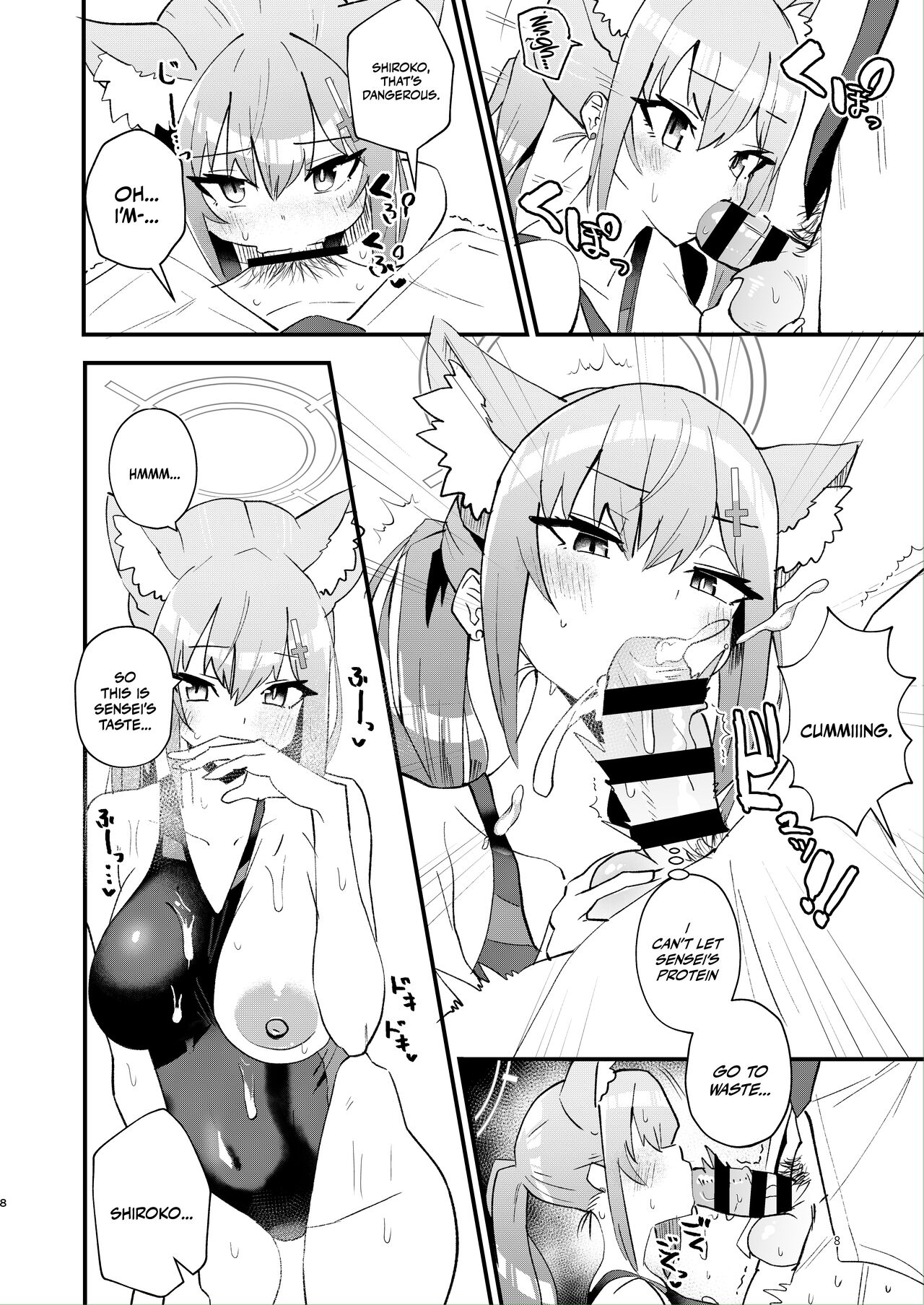 [Ofuro Haitta Erai (Milli)]Sensei. Motto Chikaku de Mite | Sensei, Please Look At Me Closer(Blue Archive) [English] {Doujins.com} [Digital] Page 8