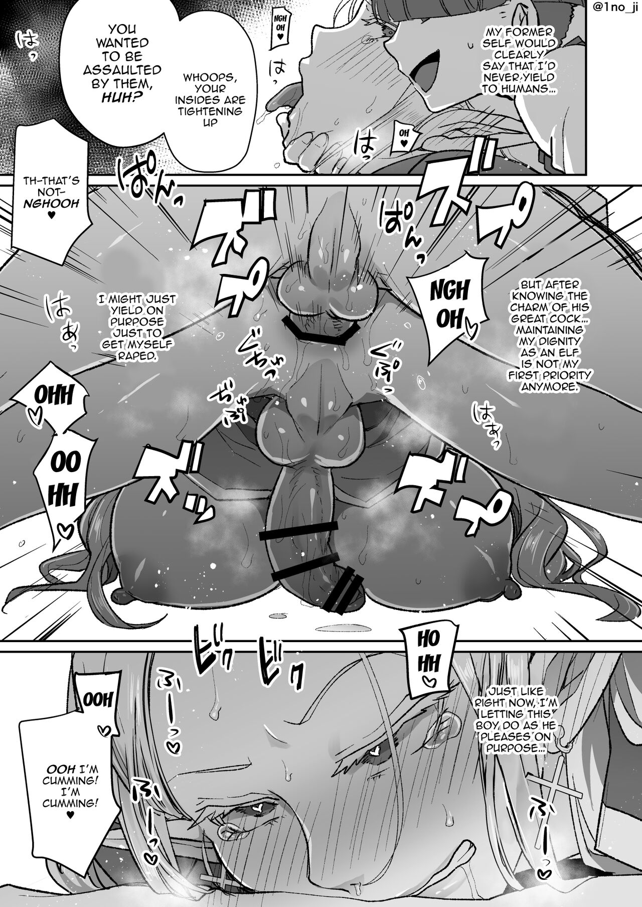 [Ichino Miruku]Warui Elf o Shemale ni Shite Kaishin saseru Hanashi | Making An Evil Elf Repent by Turning Her Into a Shemale with Magic[English] {Doujins.com} Page 22