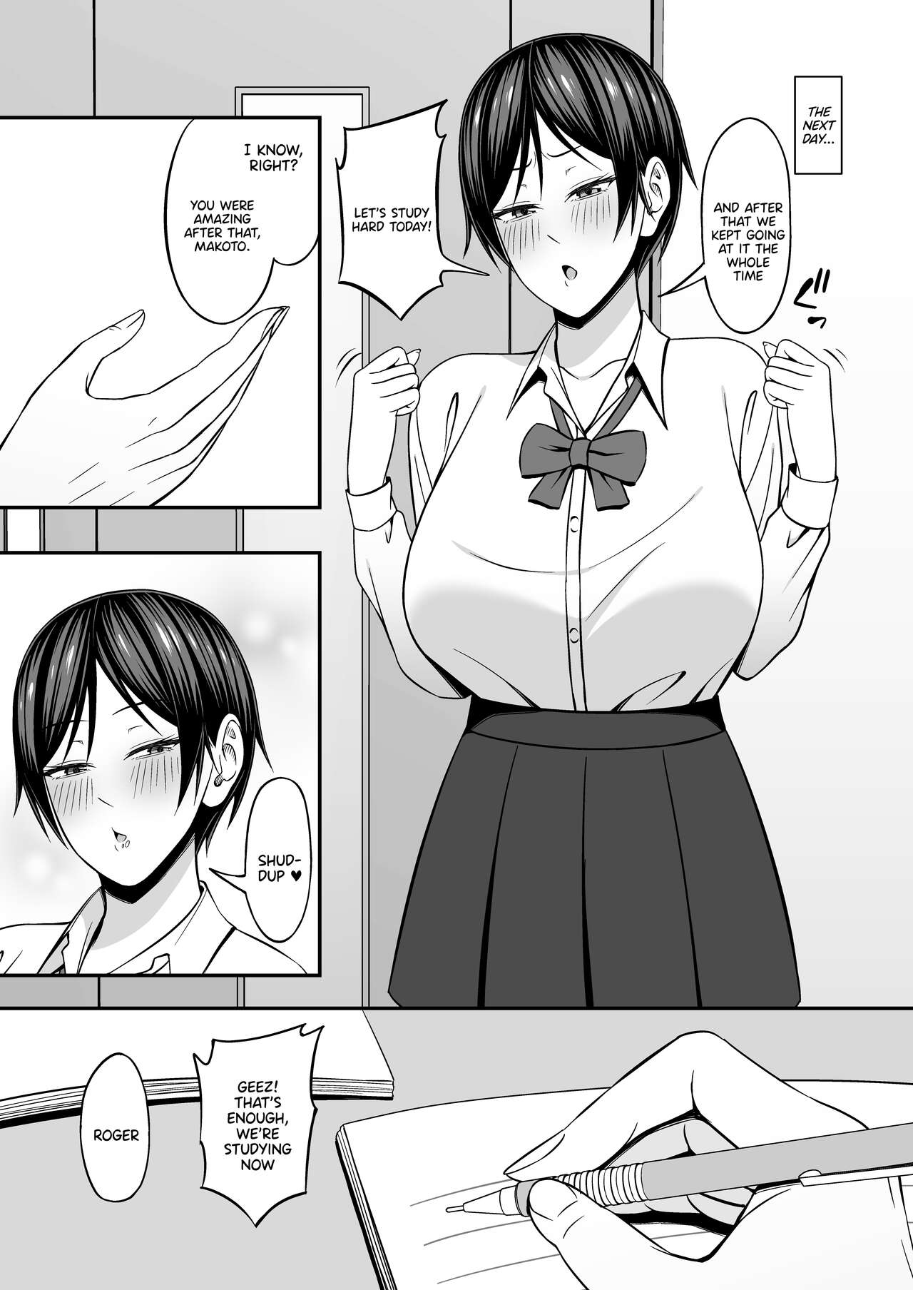 [SmallGift (Muo)]Kyonyuu de Boyish Osananajimi no Kanojo to Pakoritai! | I Want to Fuck My Busty, Boyish Childhood Friends![English] {Doujins.com} Page 17