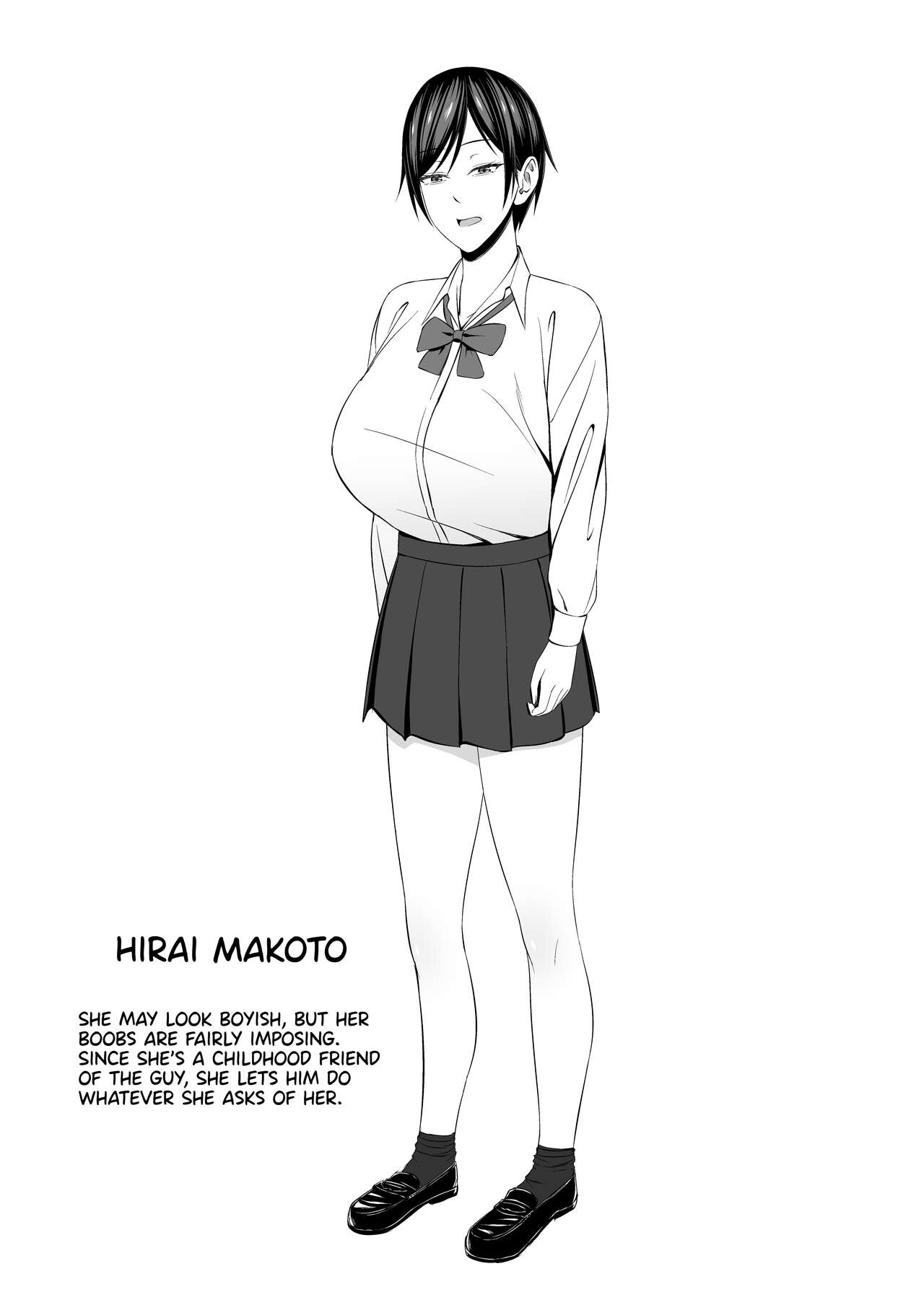 [SmallGift (Muo)]Kyonyuu de Boyish Osananajimi no Kanojo to Pakoritai! | I Want to Fuck My Busty, Boyish Childhood Friends![English] {Doujins.com} Page 2