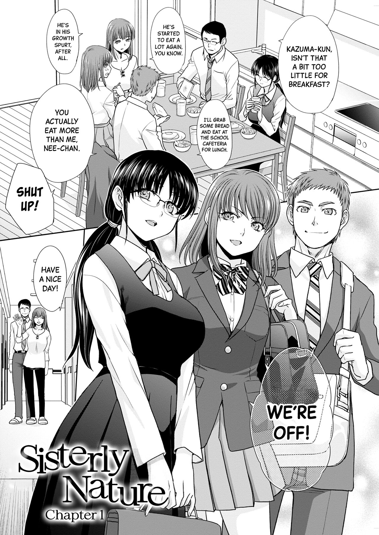 [Itaba Hiroshi]Ane Zokusei | Sisterly Nature Ch.1[English] [Black Grimoires] [Decensored] [Digital] Page 3