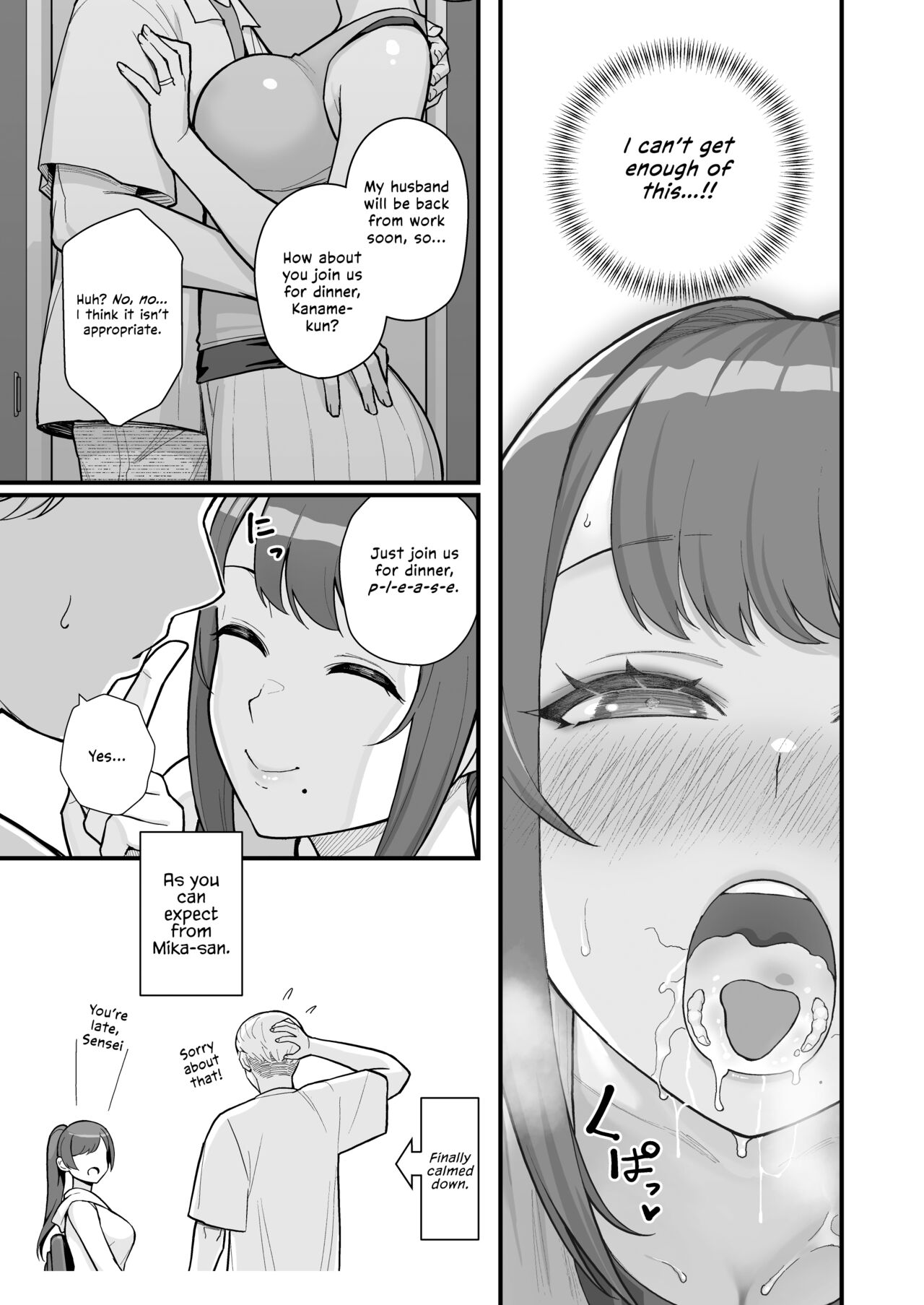 [Kayoudou (Matsuka)]Hitozuma no Jitaku ni Hakuchuu Houmon Suru Hon[English] [Vivid Rabbit Translation] [Digital] Page 27