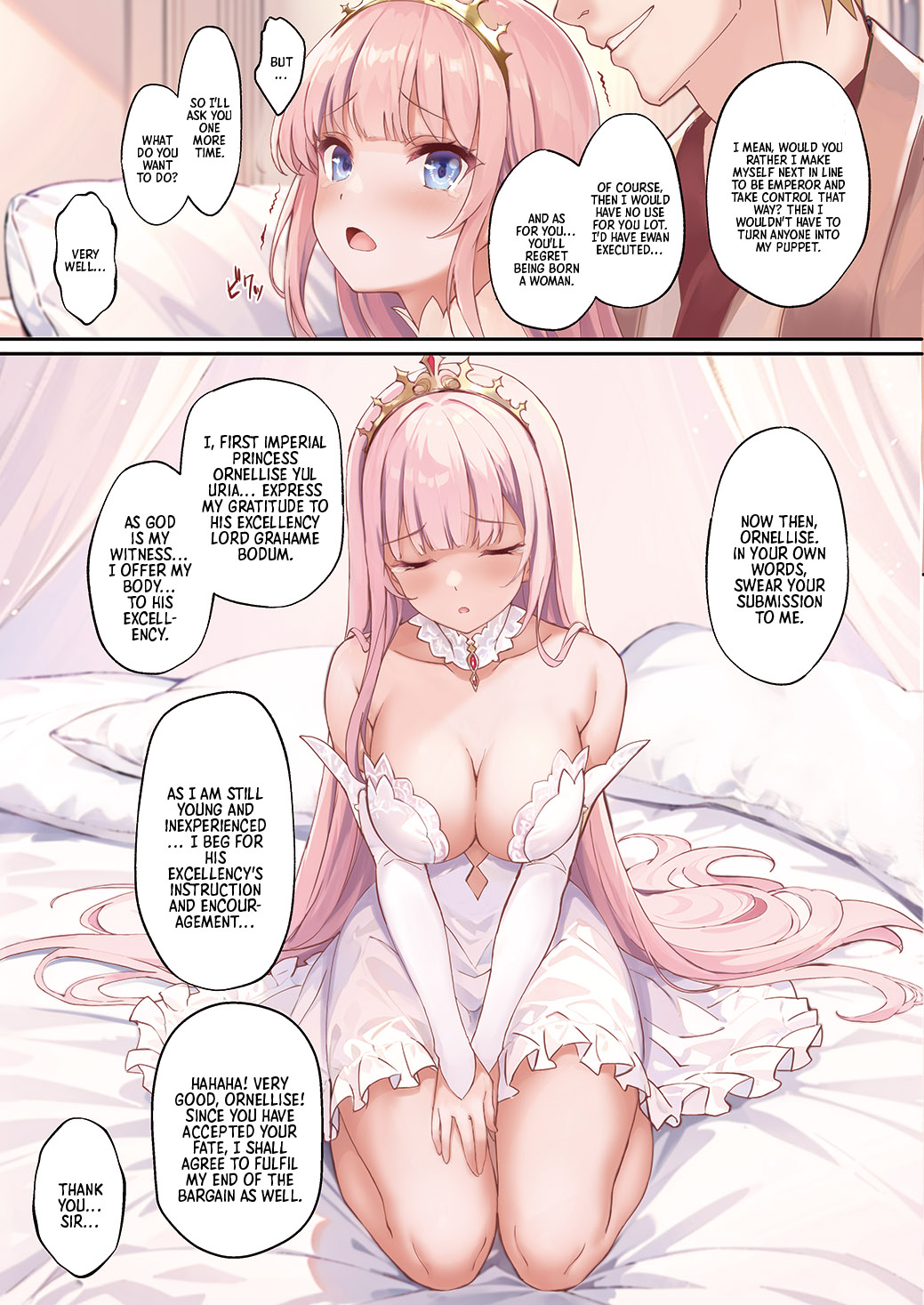 [Seven Days Holiday (Shinokawa Arumi, Koga Nozomu)]Koujo Seifuku | Princess Conquest [English] =TB=[Digital] Page 4