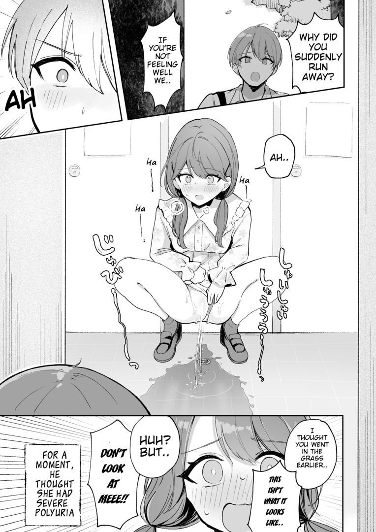 [Artist] [noa_cell]Gets caught peeing by a boyfriend on a date[English] Page 10