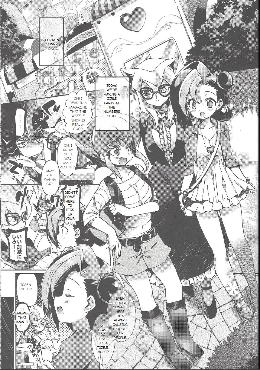 (C83) [Hirusuta (Taira Kosaka)]Joshikai Nyanbers(Yu-Gi-Oh! ZEXAL) [English] Page 2