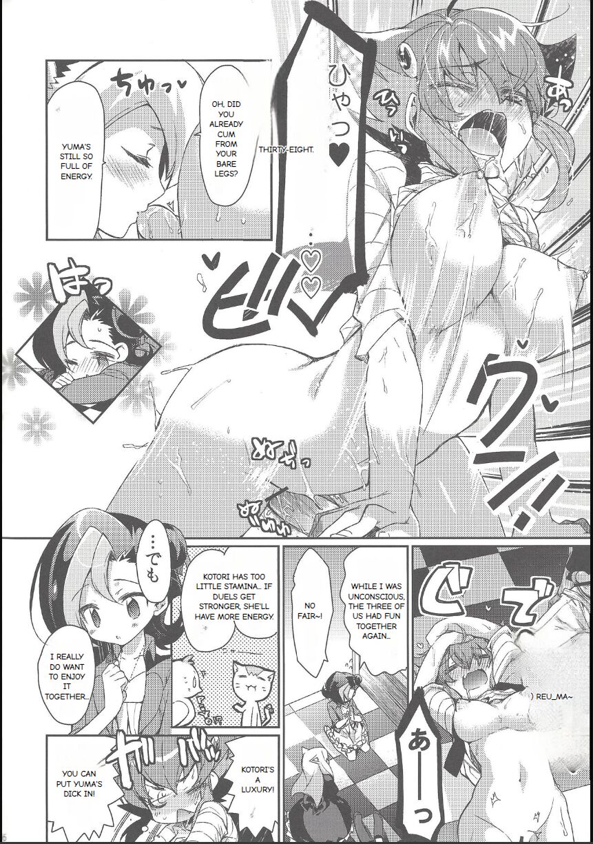 (C83) [Hirusuta (Taira Kosaka)]Joshikai Nyanbers(Yu-Gi-Oh! ZEXAL) [English] Page 9
