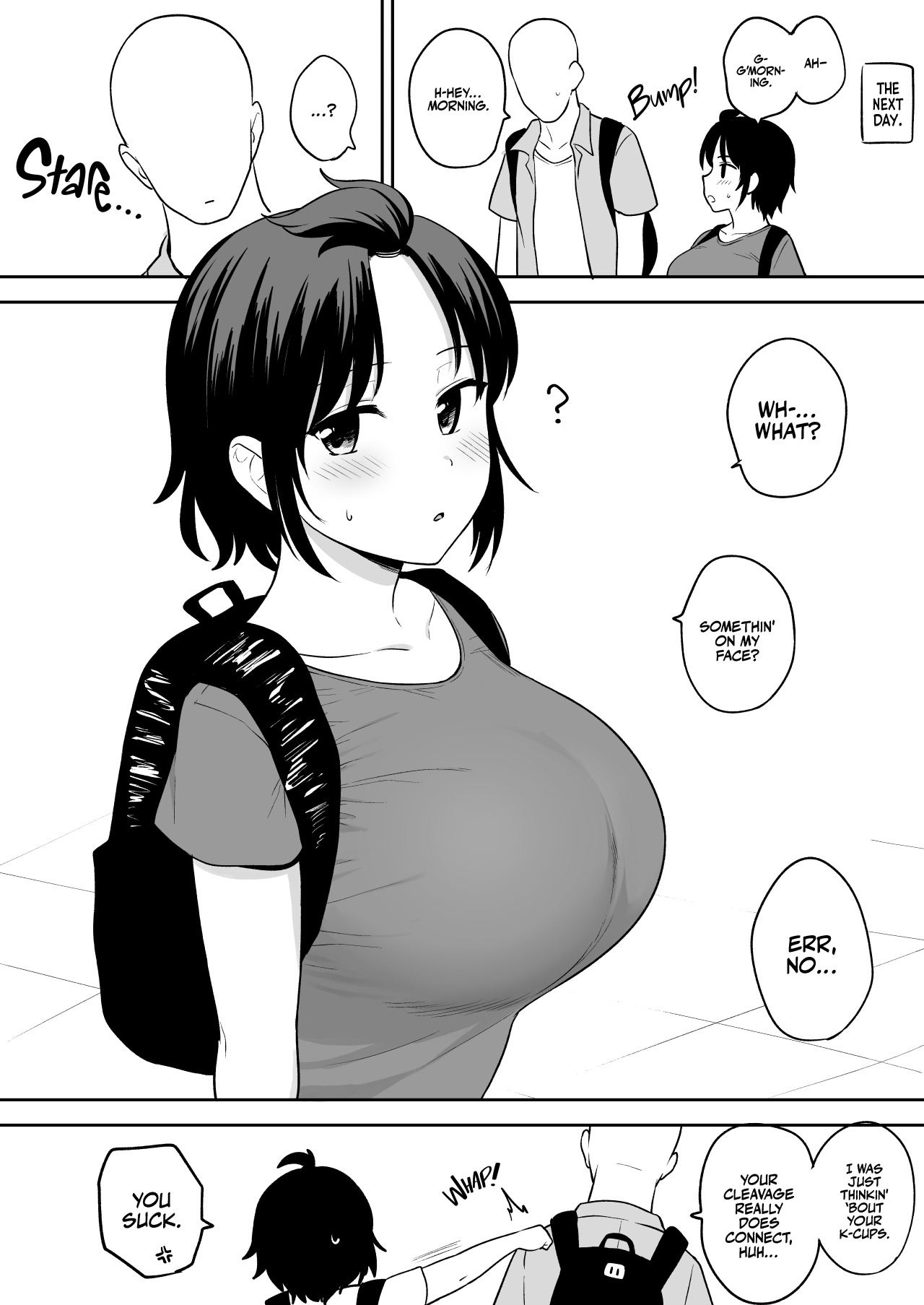 [Yue]Tanima ga Tsunagaru kurai Chichi ga Dekai Onna Tomodachi | A Female Friend with Boobs So Big That Her Cleavage Connects[English] [korafu] Page 8