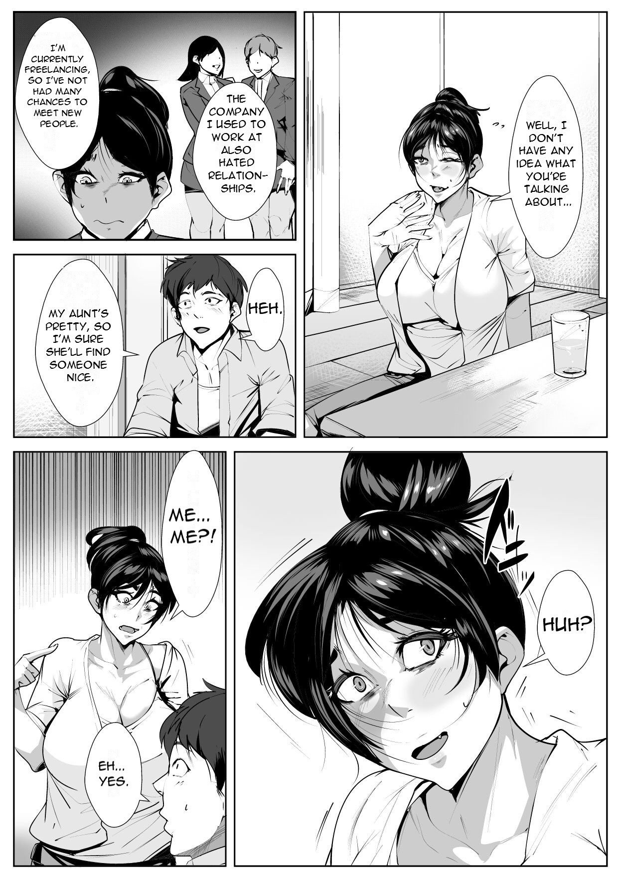 [AKYS Honpo]Ecchi na Obasan no Ie ni Itoko ga Geshukushi ni Kitara... | When a Nephew Comes to Stay at His Naughty Aunt's House...[English] [DarklordMTLs] Page 7