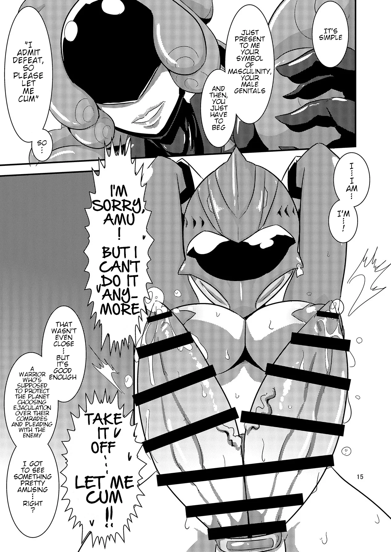 [Mugen Mountain (Buster)]Doubutsu Sentai Heroine Futanari Kaizou Kairaku Ochi Game(Doubotsu Sentai Zyuohger) [English] [Digital] Page 16
