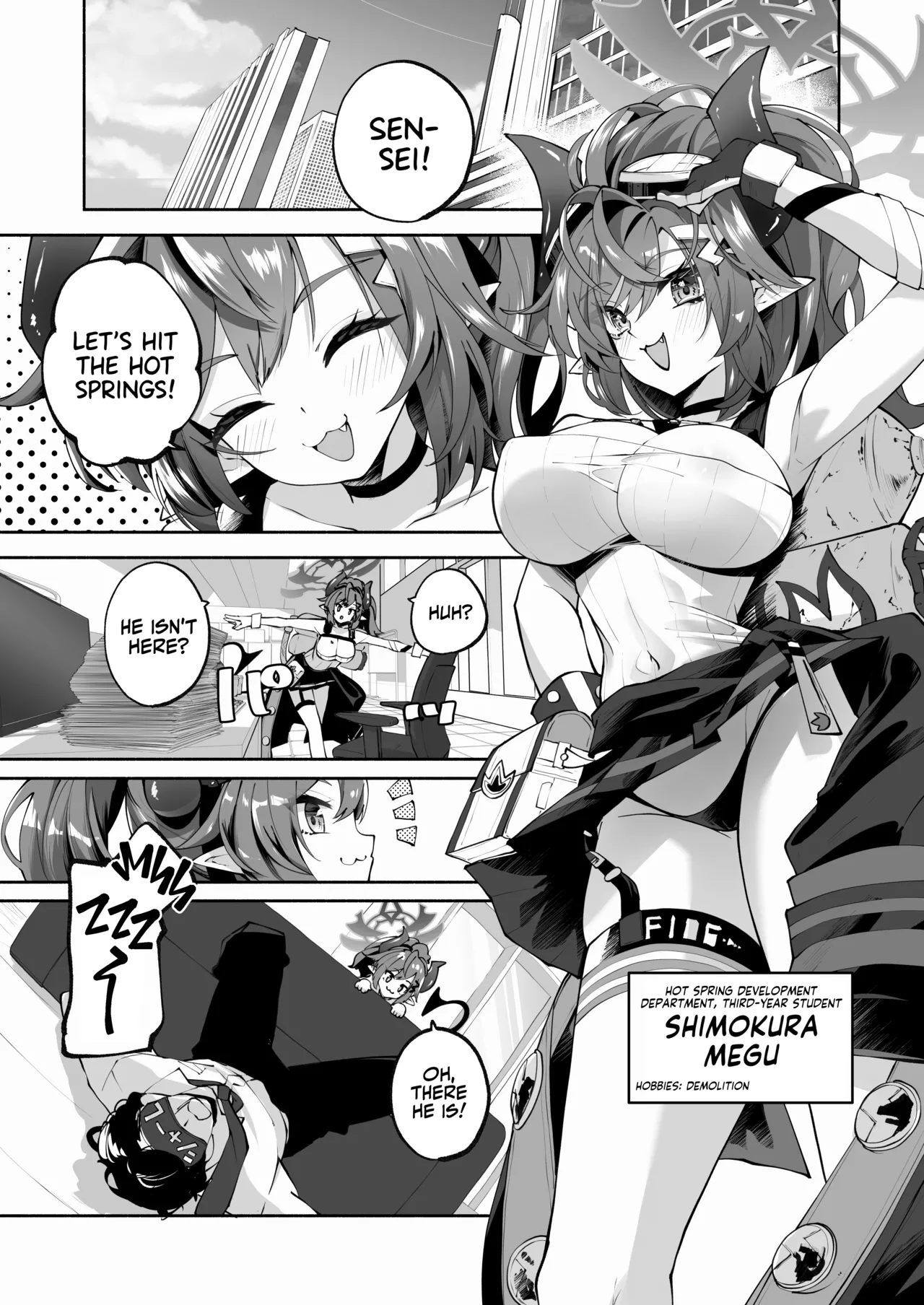[Hatogoya (Hatoharu)]Megu to Iikoto Ikenaikoto | Doing the Hanky-Panky with Megu!(Blue Archive) [English] [Team Rabu2 & Satansoft] [Decensored] [Digital] Page 2
