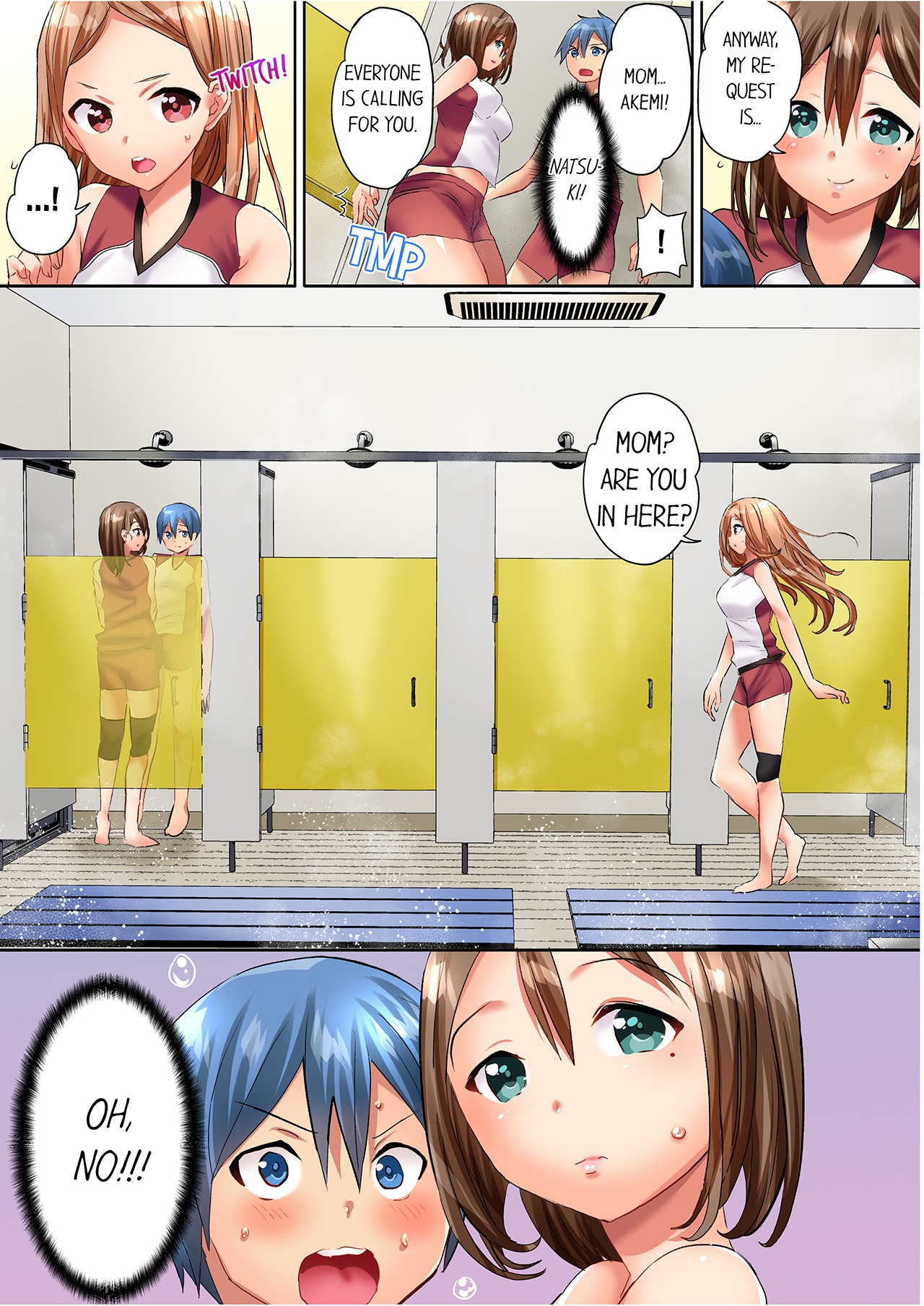 [Kazutaro]Hitozuma Volley-bu no Asedaku SEX ~Shower Abinagara Mitchaku Shichau? 1-4 | Married Women's Volleyball Club Sweaty Sex - We're Being Glued Together While Taking A Shower? 1-4[English] Page 25