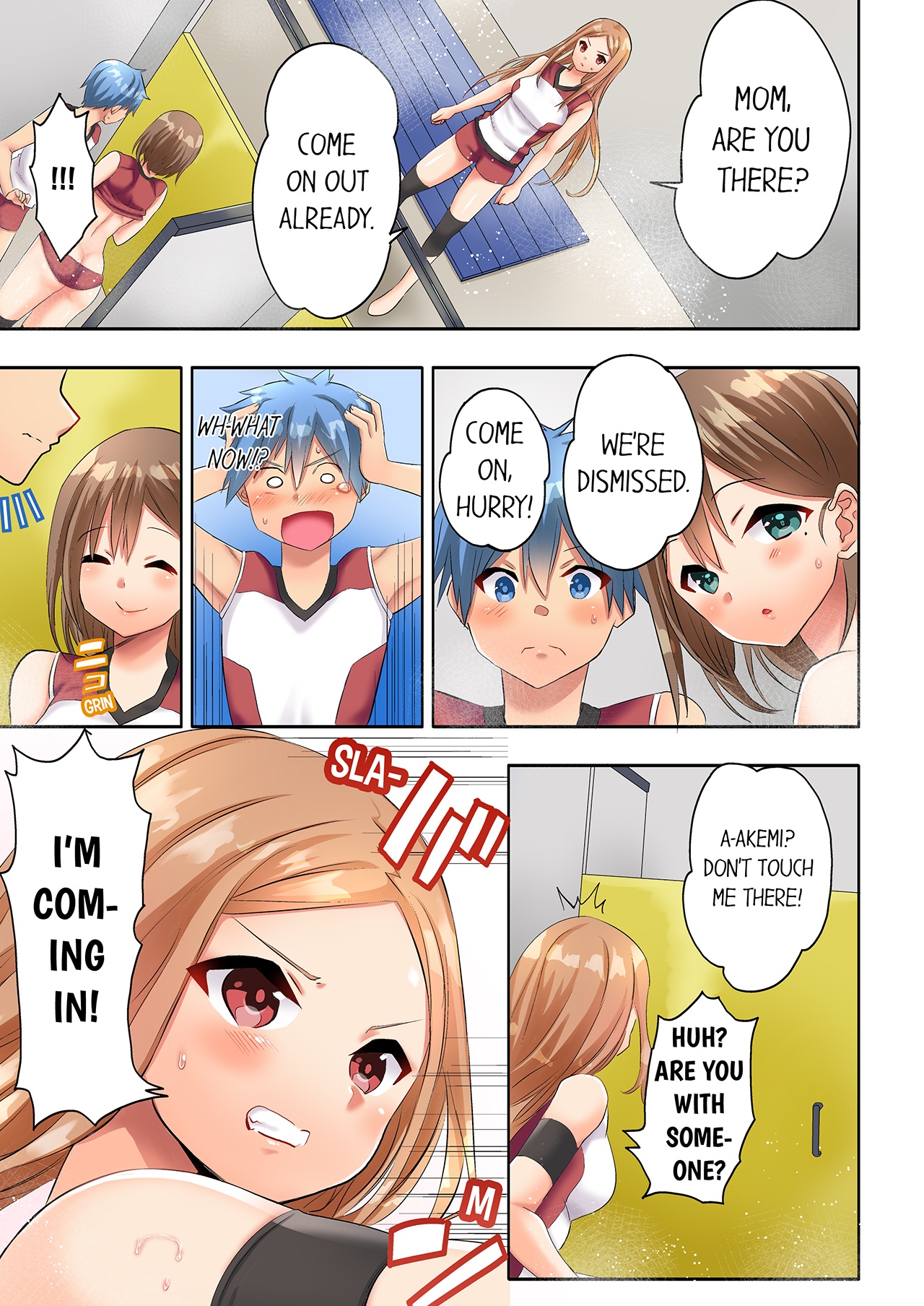 [Kazutaro]Hitozuma Volley-bu no Asedaku SEX ~Shower Abinagara Mitchaku Shichau? 1-4 | Married Women's Volleyball Club Sweaty Sex - We're Being Glued Together While Taking A Shower? 1-4[English] Page 28