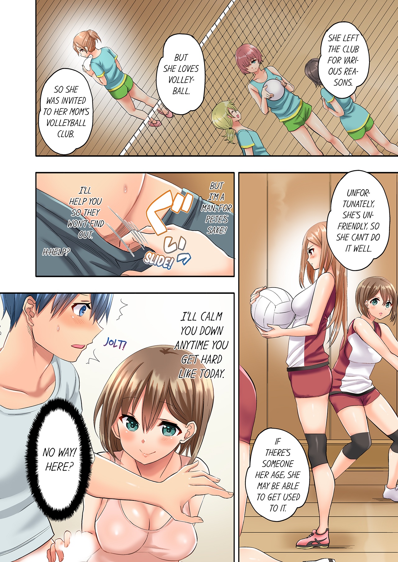 [Kazutaro]Hitozuma Volley-bu no Asedaku SEX ~Shower Abinagara Mitchaku Shichau? 1-4 | Married Women's Volleyball Club Sweaty Sex - We're Being Glued Together While Taking A Shower? 1-4[English] Page 35