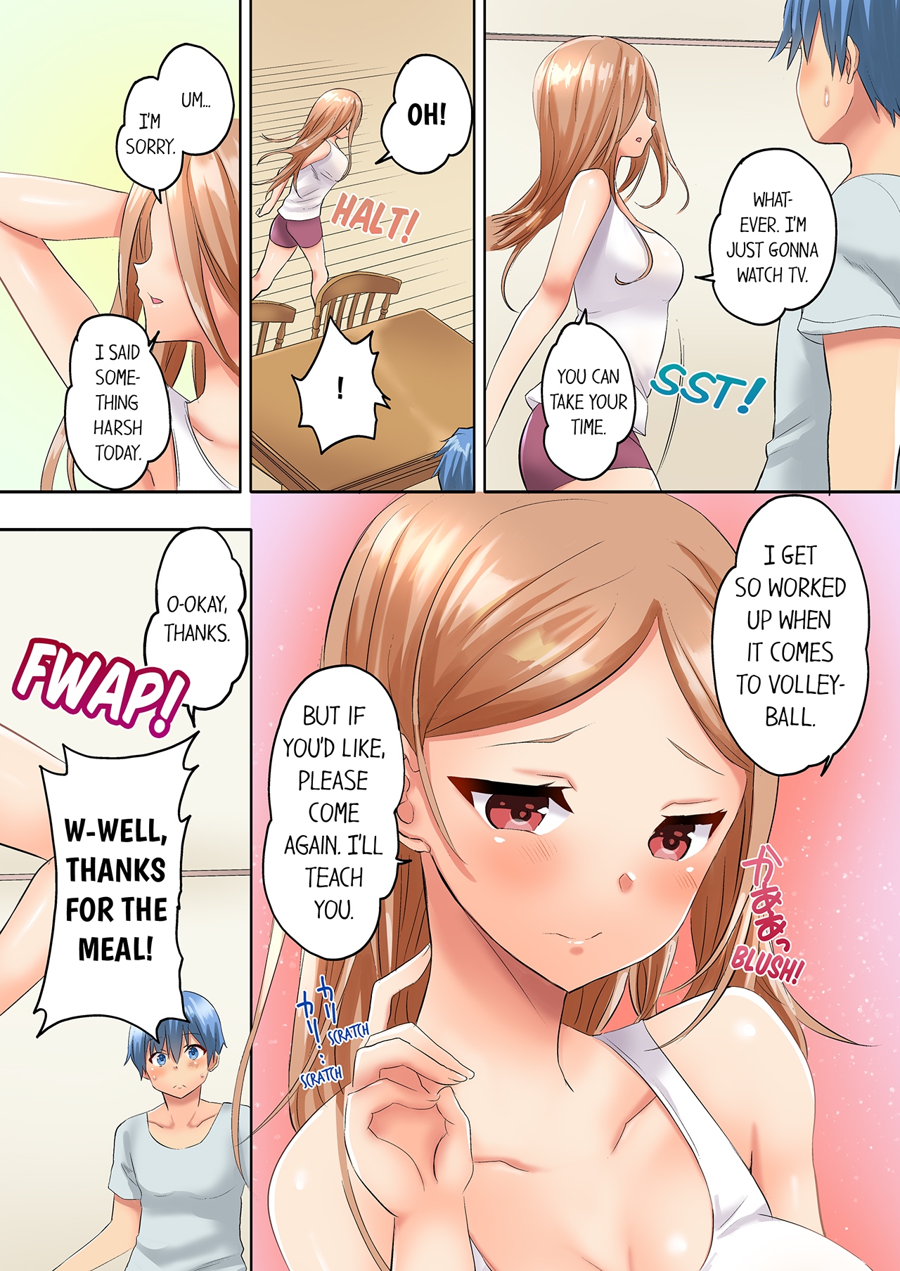 [Kazutaro]Hitozuma Volley-bu no Asedaku SEX ~Shower Abinagara Mitchaku Shichau? 1-4 | Married Women's Volleyball Club Sweaty Sex - We're Being Glued Together While Taking A Shower? 1-4[English] Page 39