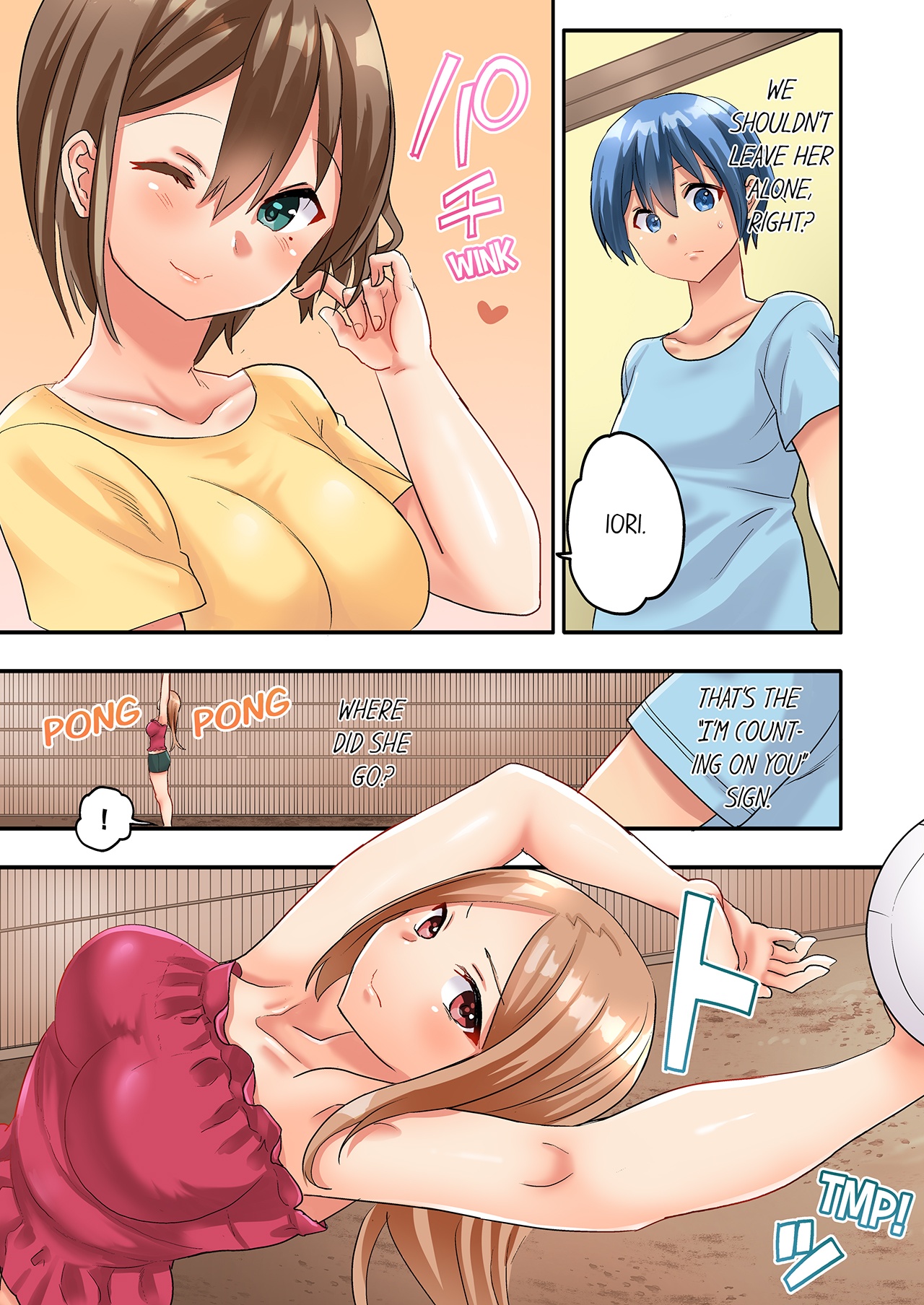 [Kazutaro]Hitozuma Volley-bu no Asedaku SEX ~Shower Abinagara Mitchaku Shichau? 1-4 | Married Women's Volleyball Club Sweaty Sex - We're Being Glued Together While Taking A Shower? 1-4[English] Page 56