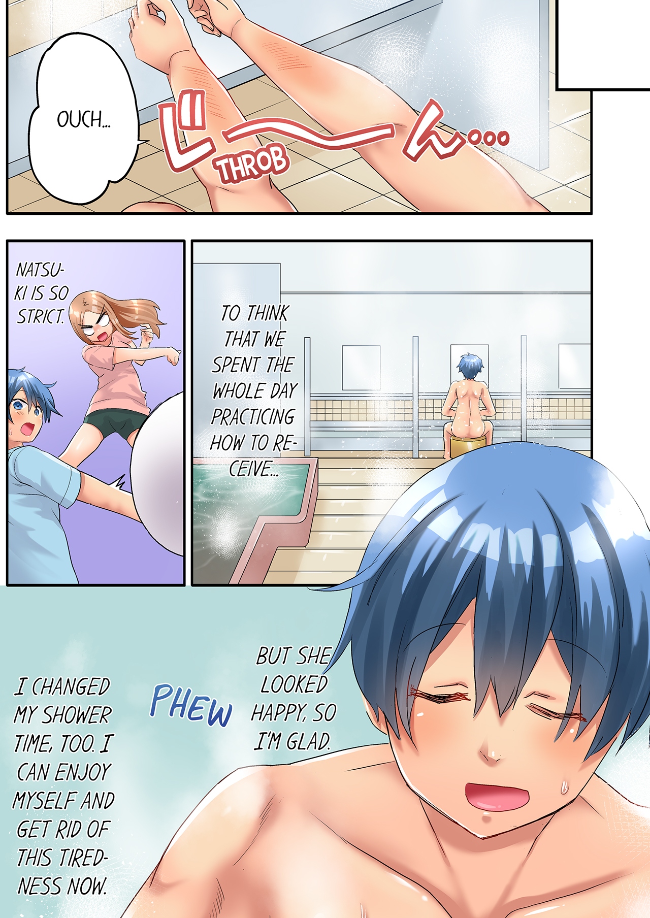 [Kazutaro]Hitozuma Volley-bu no Asedaku SEX ~Shower Abinagara Mitchaku Shichau? 1-4 | Married Women's Volleyball Club Sweaty Sex - We're Being Glued Together While Taking A Shower? 1-4[English] Page 58