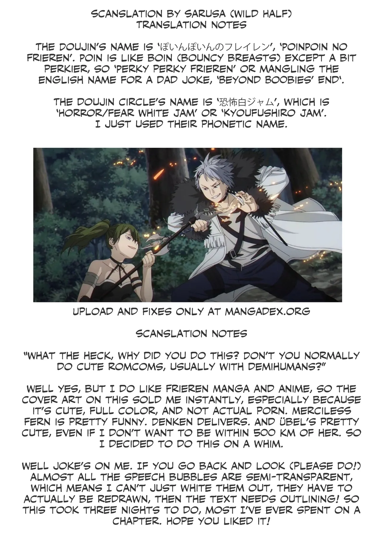 (C104) [Kyoufu Shiro Jam (Sime)]Poin Poin no Frieren(Sousou no Frieren) [English] [Wild Half] Page 19