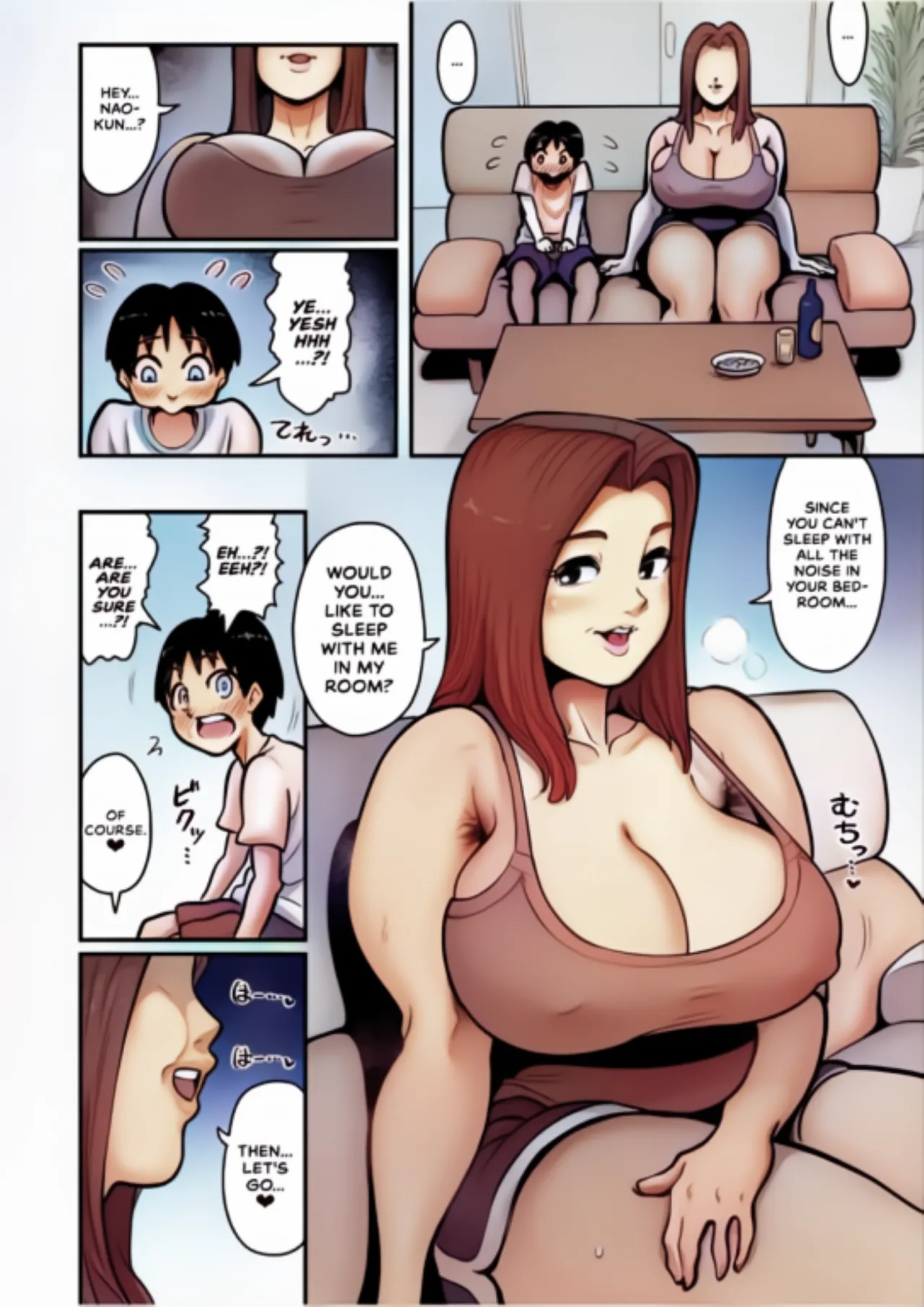 [Azami Donburi (Azamidon)]Extremely Busty Aunt Mates With Relative's Kid Page 7
