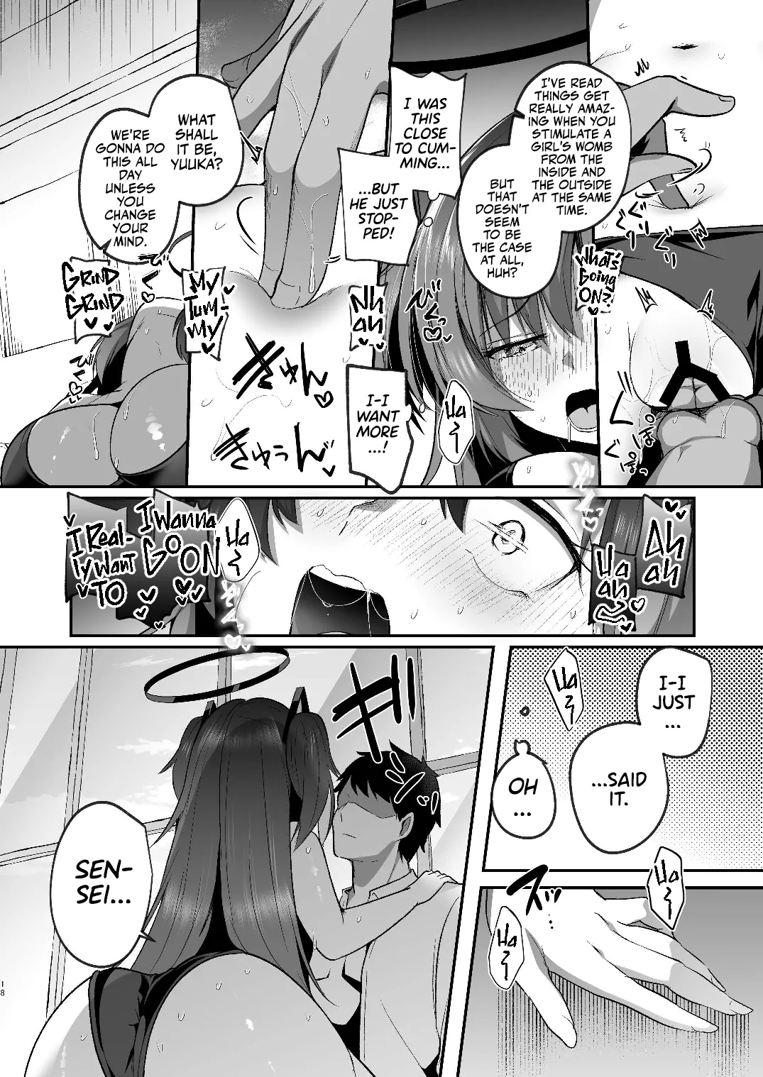 [Kuusou Monochrome (Abi)]Yuuka to Midsummer no Asedaku Office SEX | A Midsummer's Steamy Sex Session(Blue Archive) [English] [Team Rabu2] [Digital] Page 18
