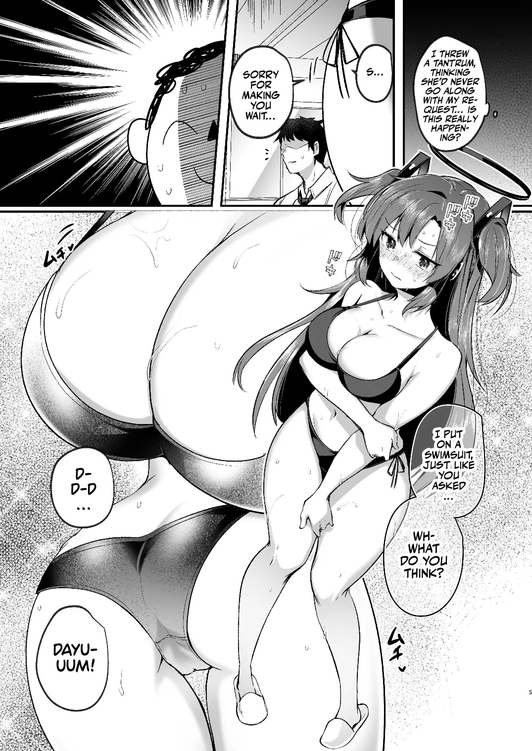[Kuusou Monochrome (Abi)]Yuuka to Midsummer no Asedaku Office SEX | A Midsummer's Steamy Sex Session(Blue Archive) [English] [Team Rabu2] [Digital] Page 5