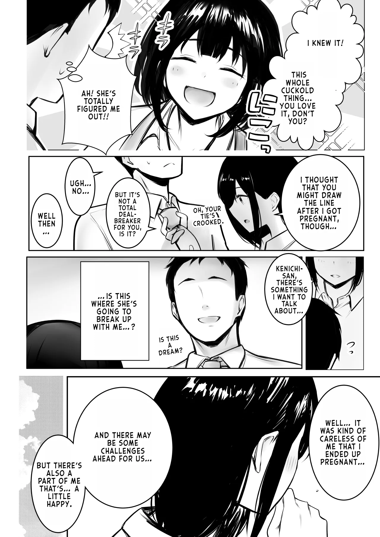 [Akireru Shoujo (Akire)]Boku dake ni Amaesasete Kureru Kyonyuu JK Tsuma o Hoka no Otoko ni Dakasete Mita 9[English] [Youn] Page 9
