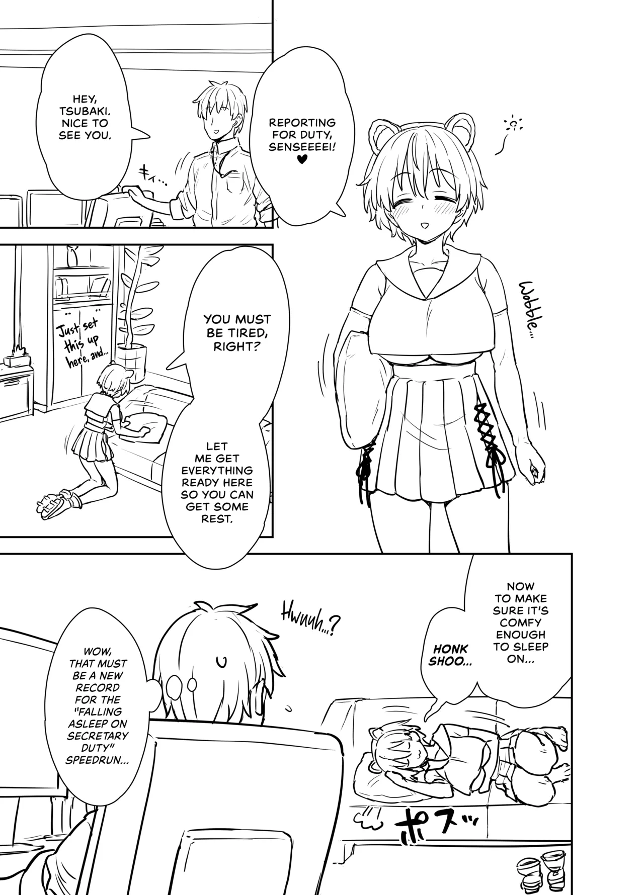 [110-GROOVE (Itou Yuuji)]Yume o Kanaeru Tsubaki-san | Tsubaki Makes Her Dreams Come True(Blue Archive) [English] [head empty] [Digital] Page 2