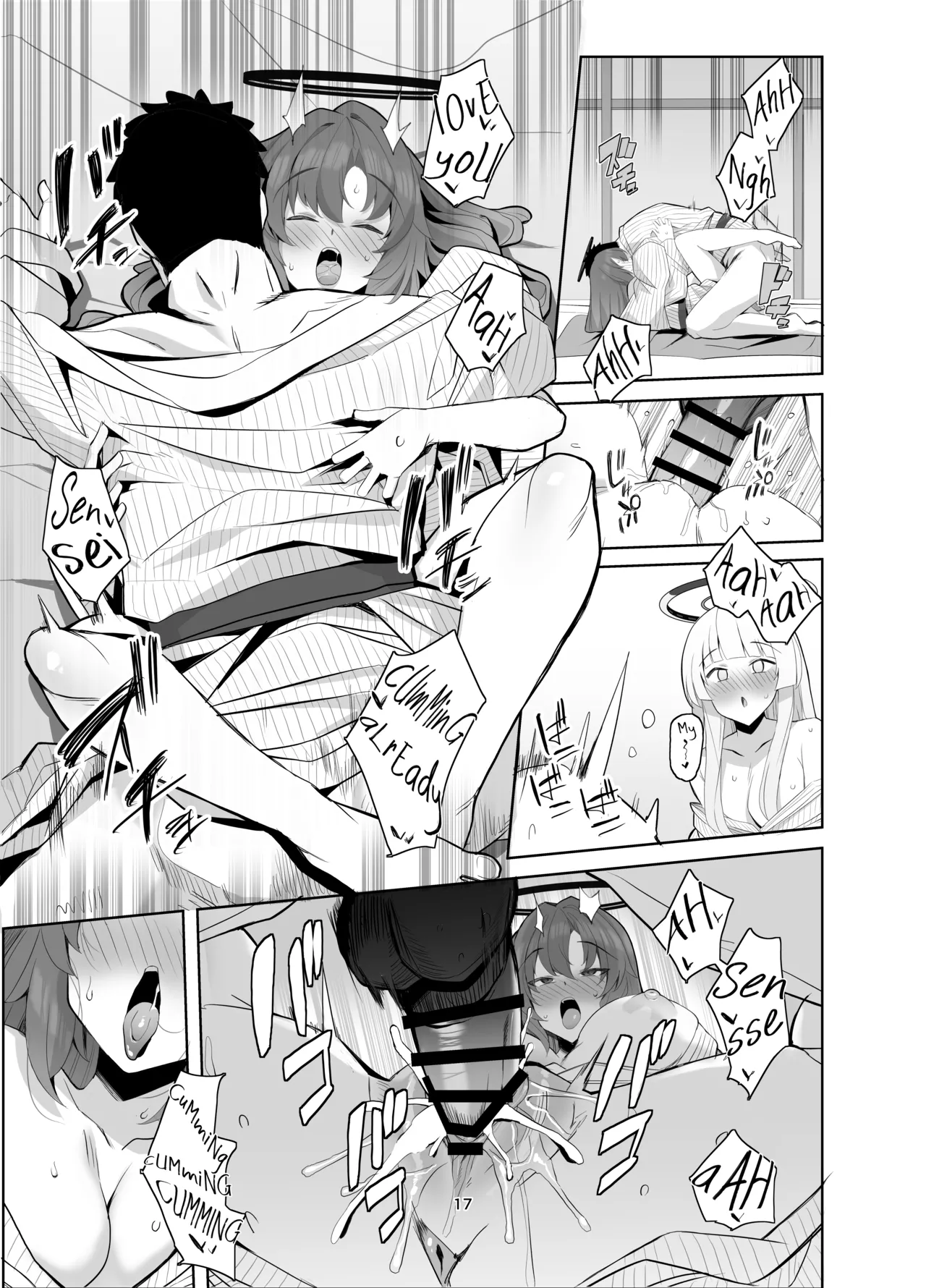 [Momokan (Momonosuke)]Seminar Yukemuri Ianryokou | Steamy Seminar Leisure Trip(Blue Archive) [English] [Nonki] [Digital] Page 16