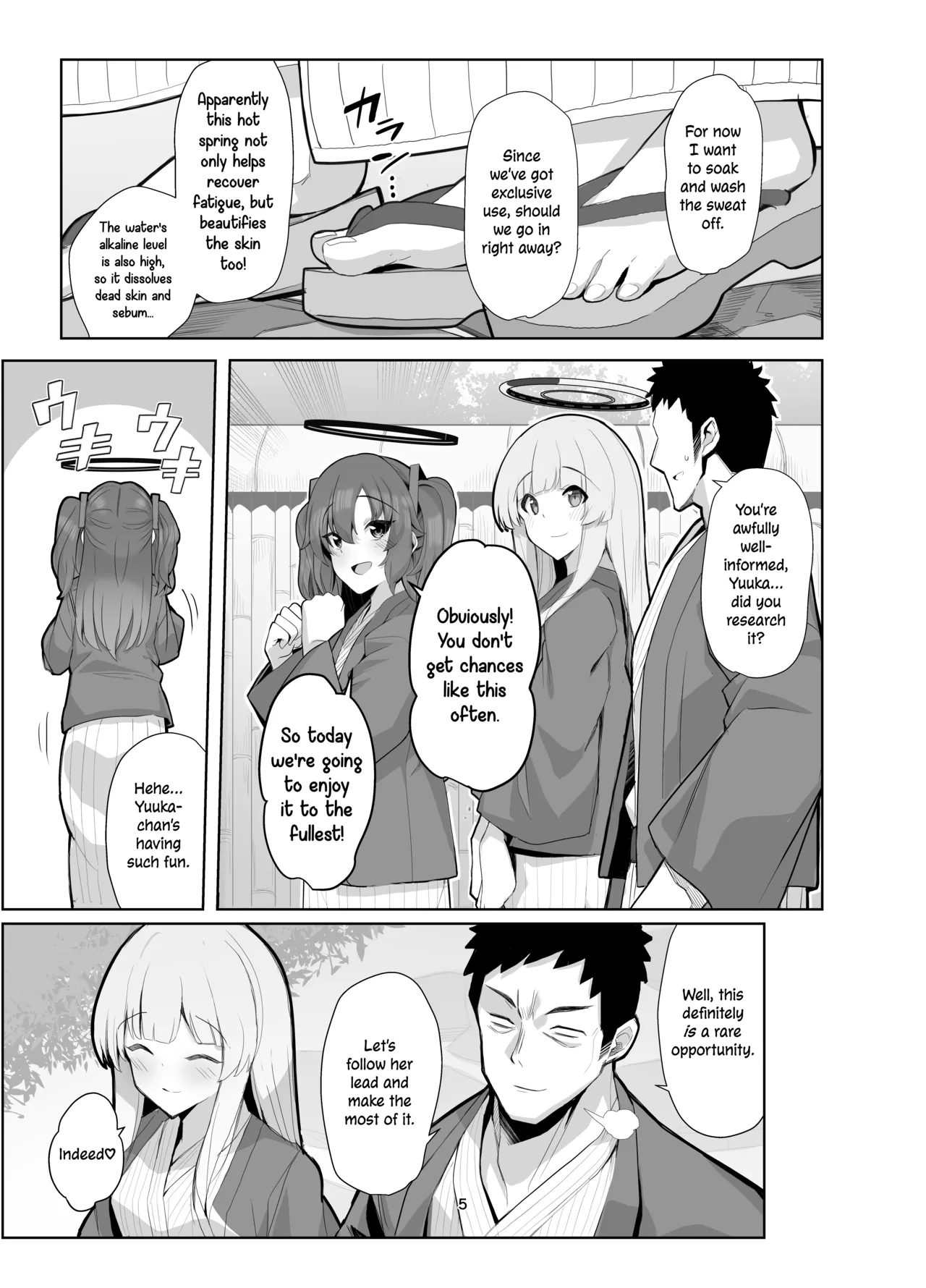 [Momokan (Momonosuke)]Seminar Yukemuri Ianryokou | Steamy Seminar Leisure Trip(Blue Archive) [English] [Nonki] [Digital] Page 4
