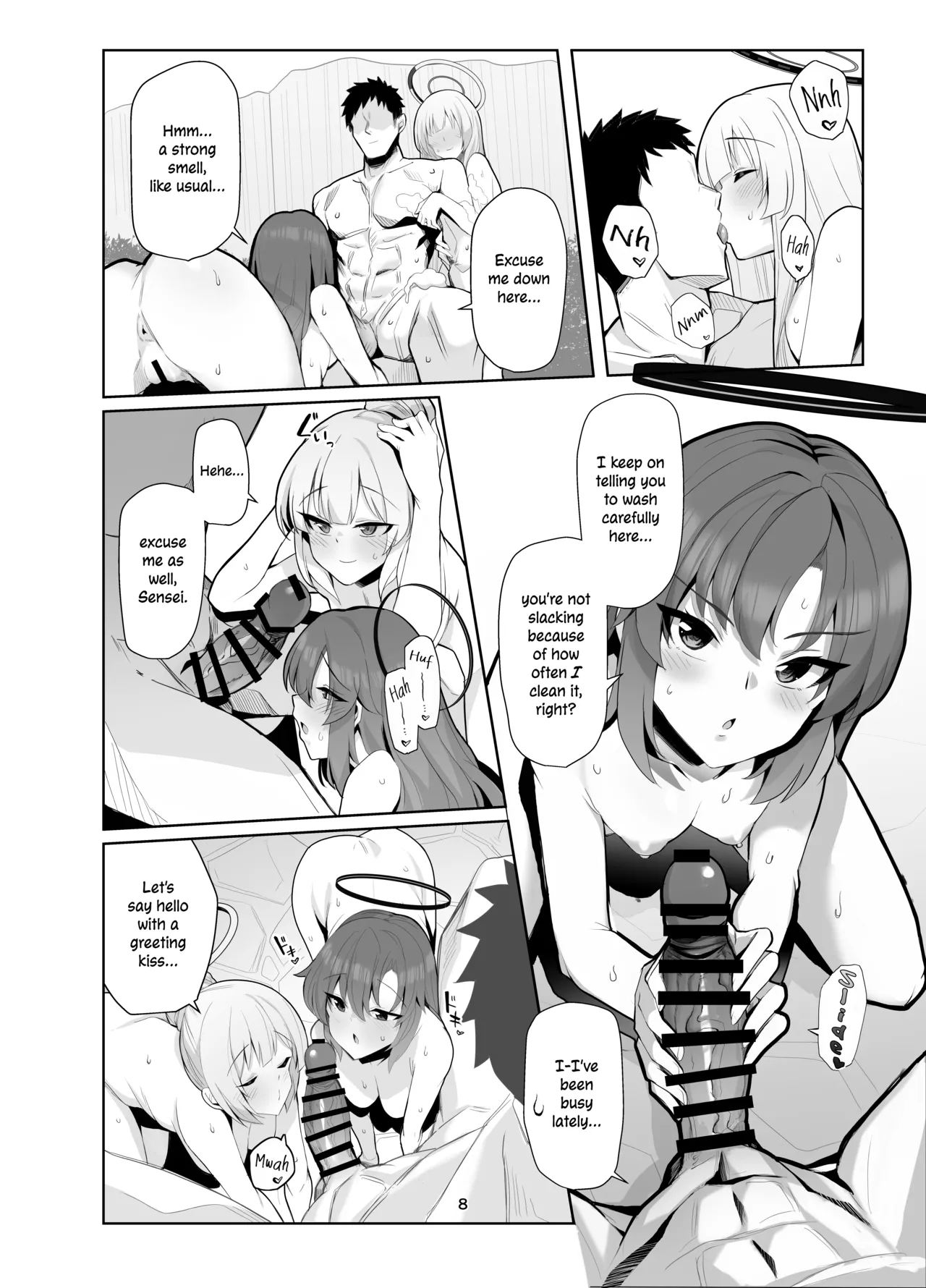 [Momokan (Momonosuke)]Seminar Yukemuri Ianryokou | Steamy Seminar Leisure Trip(Blue Archive) [English] [Nonki] [Digital] Page 7
