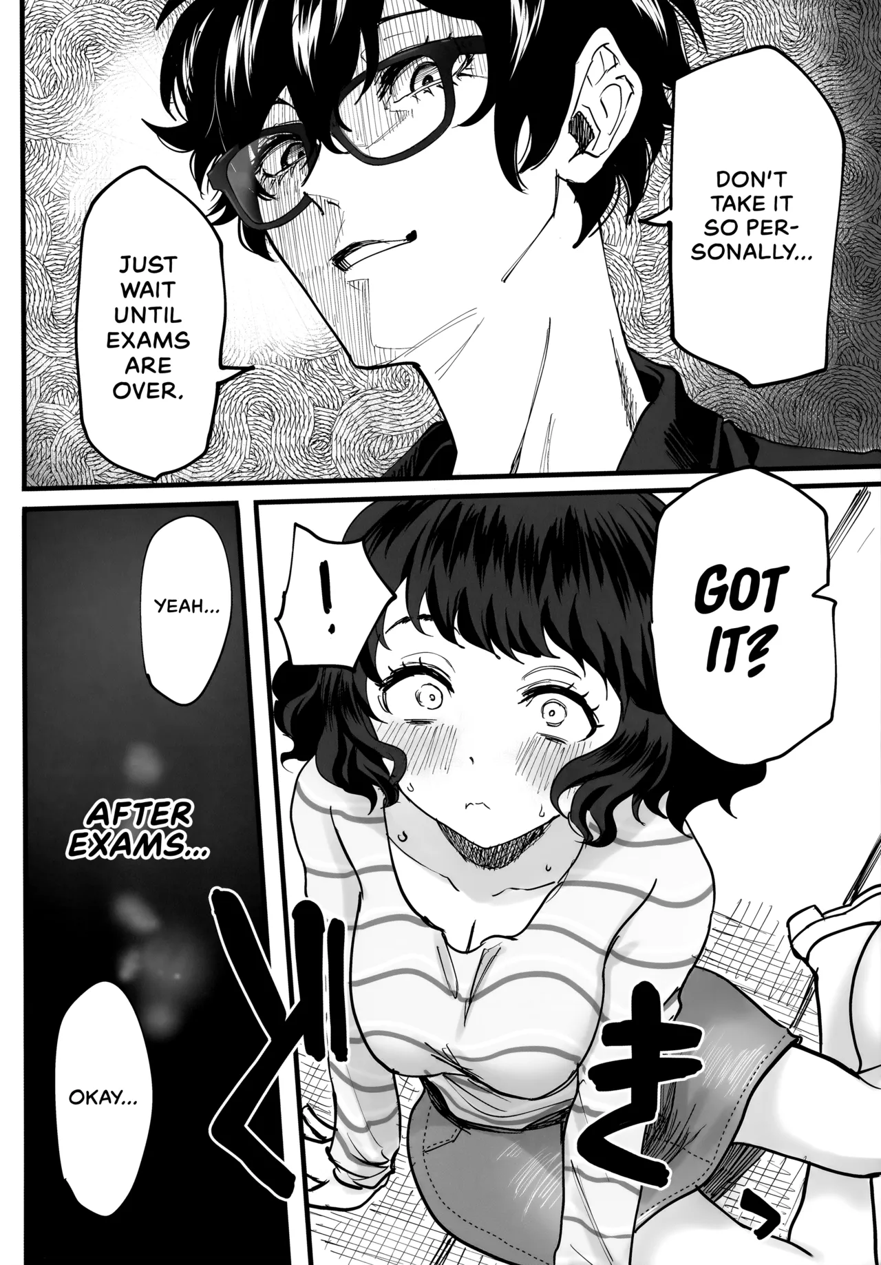 (C103) [Kurohamya (Kurosu)]Tantou Kyoushi ni o Azukesareta no de Chokkai Kakemakuru Hon | The Book Of Withholding(And Teasing) (Persona 5) [English] [head empty] Page 15