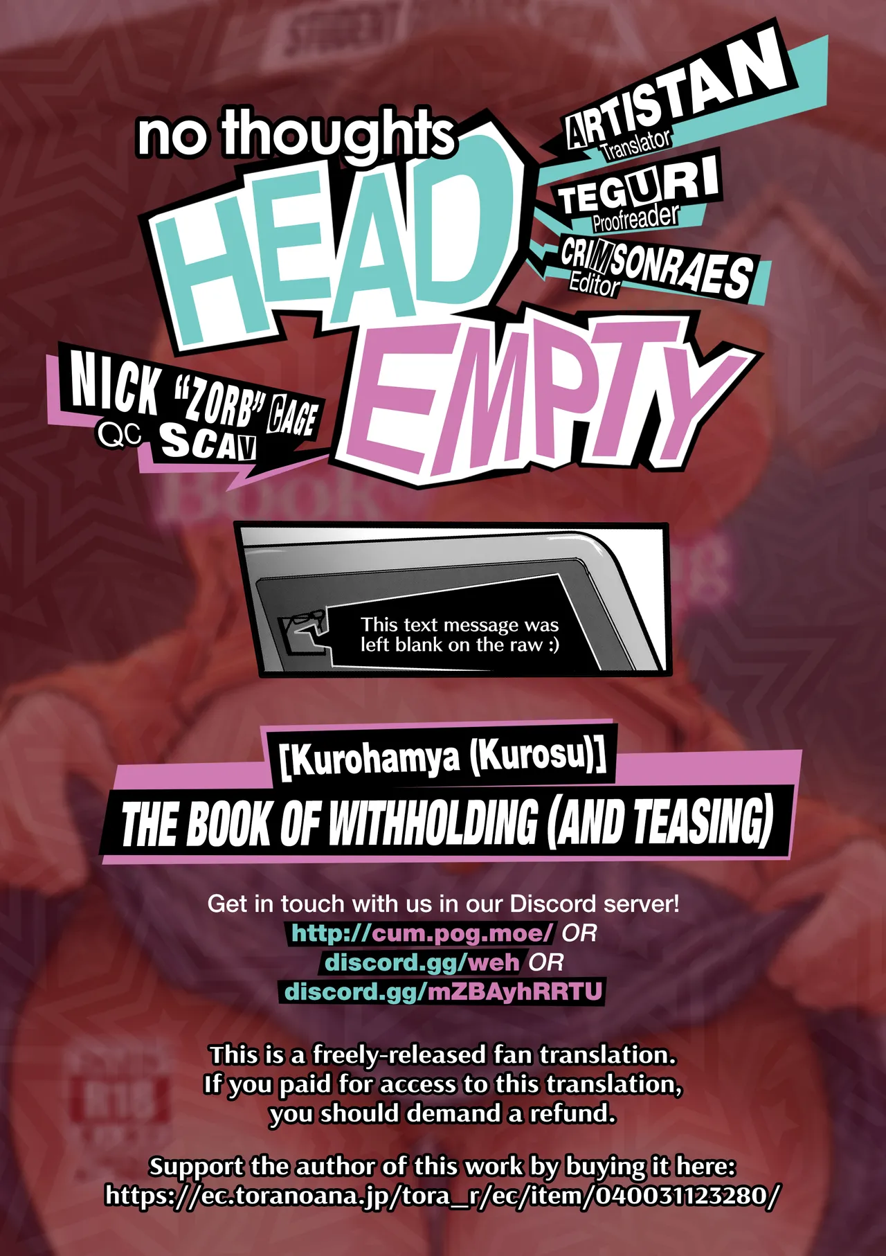 (C103) [Kurohamya (Kurosu)]Tantou Kyoushi ni o Azukesareta no de Chokkai Kakemakuru Hon | The Book Of Withholding(And Teasing) (Persona 5) [English] [head empty] Page 35