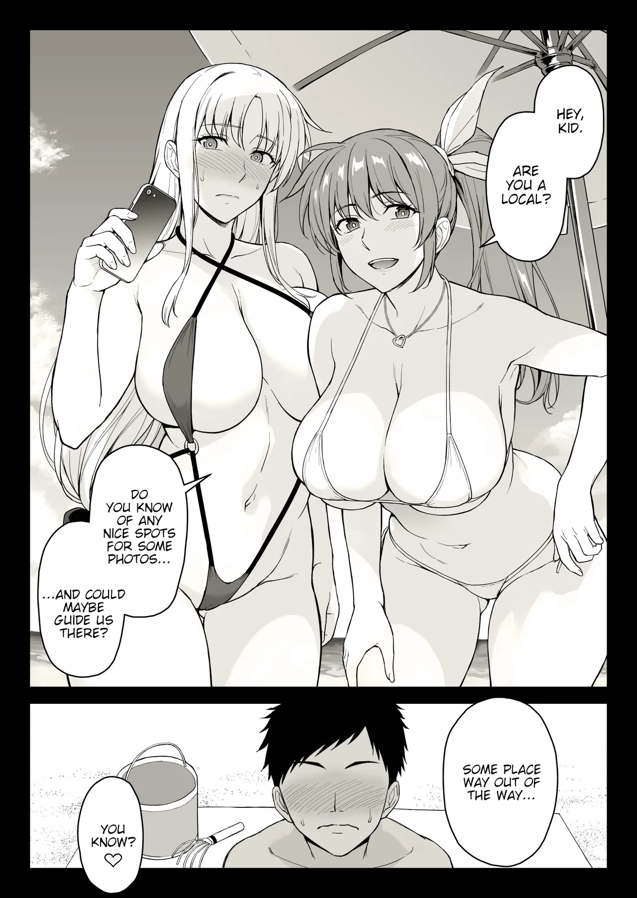 [Ishigaki Takashi]Ecchi na Onee-san-tachi ni Beach de Gyakunansareta Ken(Mahou Shoujo Lyrical Nanoha) [English] Page 1