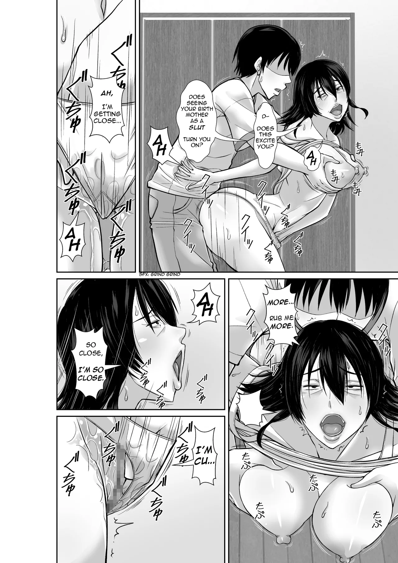 [Hoyoyodou]20-nen-buri ni Saikai Shita Haha ga Yuuwaku Shite Kuru | Reappearing After Twenty Years, My Mom Seduces Me[English] [incogna777] Page 24