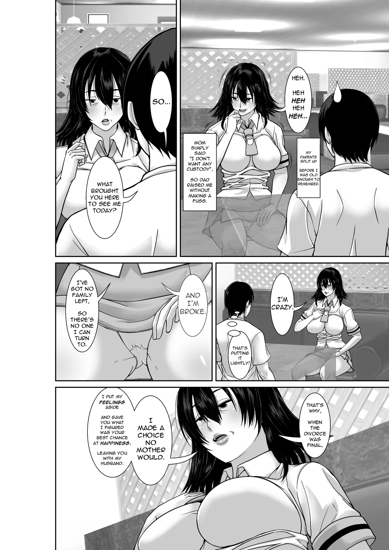 [Hoyoyodou]20-nen-buri ni Saikai Shita Haha ga Yuuwaku Shite Kuru | Reappearing After Twenty Years, My Mom Seduces Me[English] [incogna777] Page 4