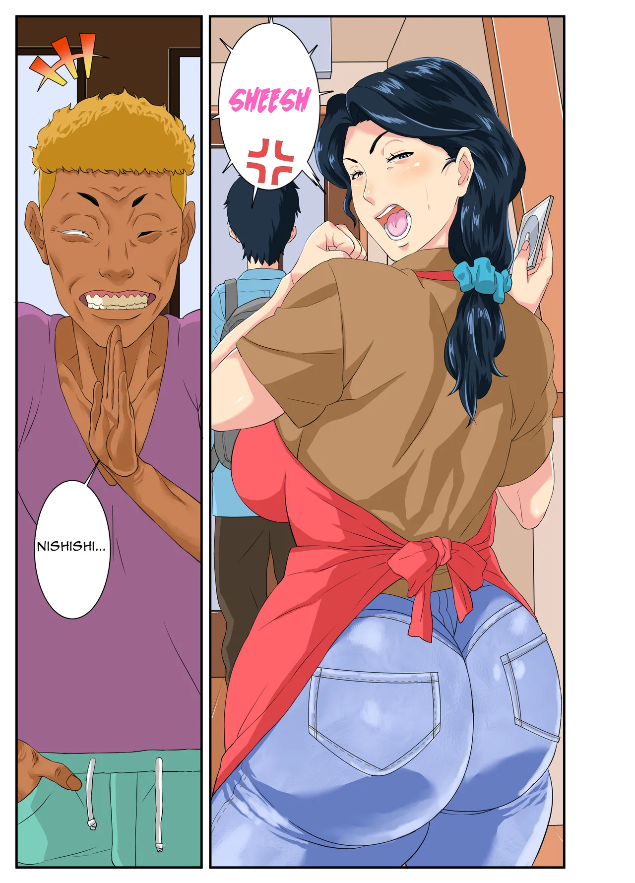 [Mosquito Man]Mom Appetit For Foreigner's Big Cock | Okaa-san Itadakimasu w Page 3