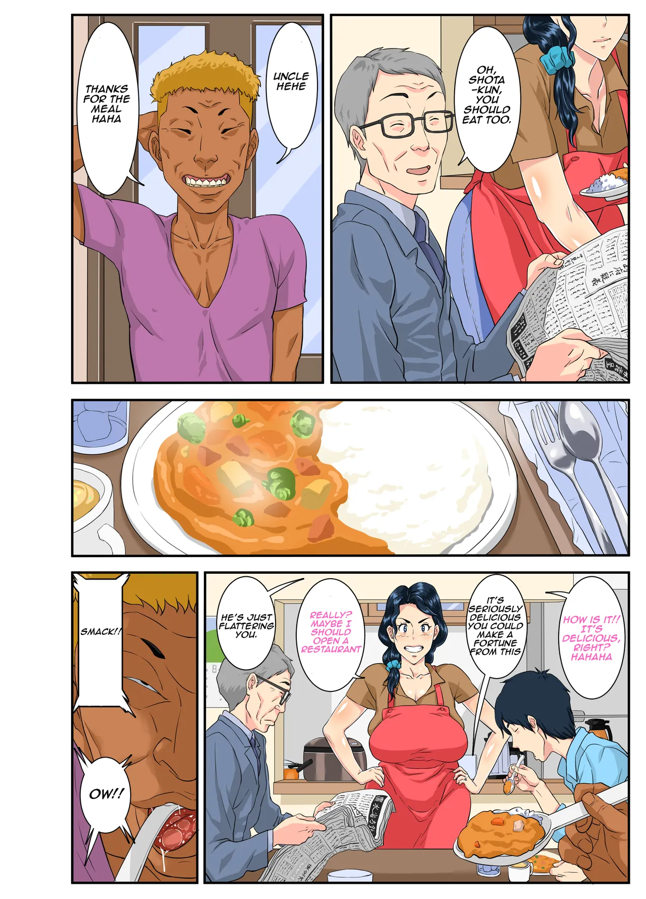 [Mosquito Man]Mom Appetit For Foreigner's Big Cock | Okaa-san Itadakimasu w Page 40