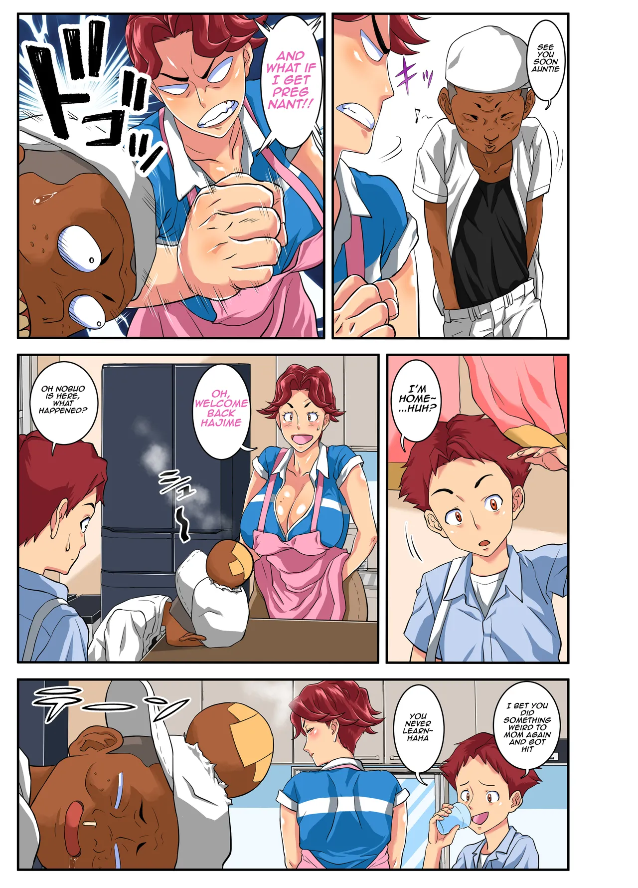 [Mosquito Man]Yoku Genkotsu o Omimai Suru Kusogaki no Chinko ga Otto de wa Toutei Todokanai Oku made Tsuitekite "Choushi ni Norunja Nai yo!" to Iinagara mo Asedaku Koubi ni Ochiru Kimottama Kaa-chan! | Troublesome Boy's Big Dick Penetrates DEEP(English) Page 15