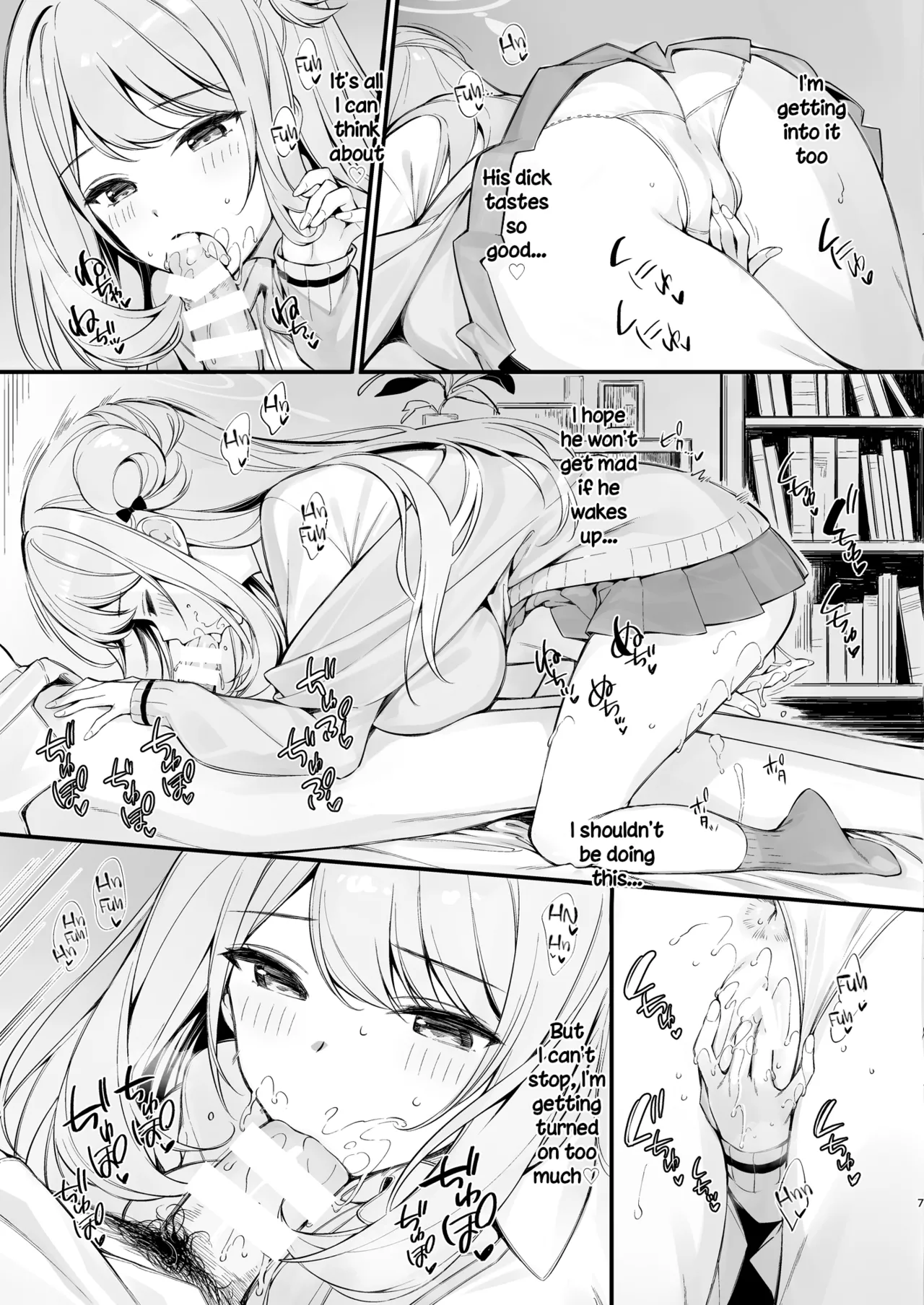 [P:P (Oryou)]Sensei, Nechattan desu ka? Osocchattemo Ii desu ka? | Sensei, are you sleeping? May I assault you?(Blue Archive) [English] [SDF] [Digital] Page 6