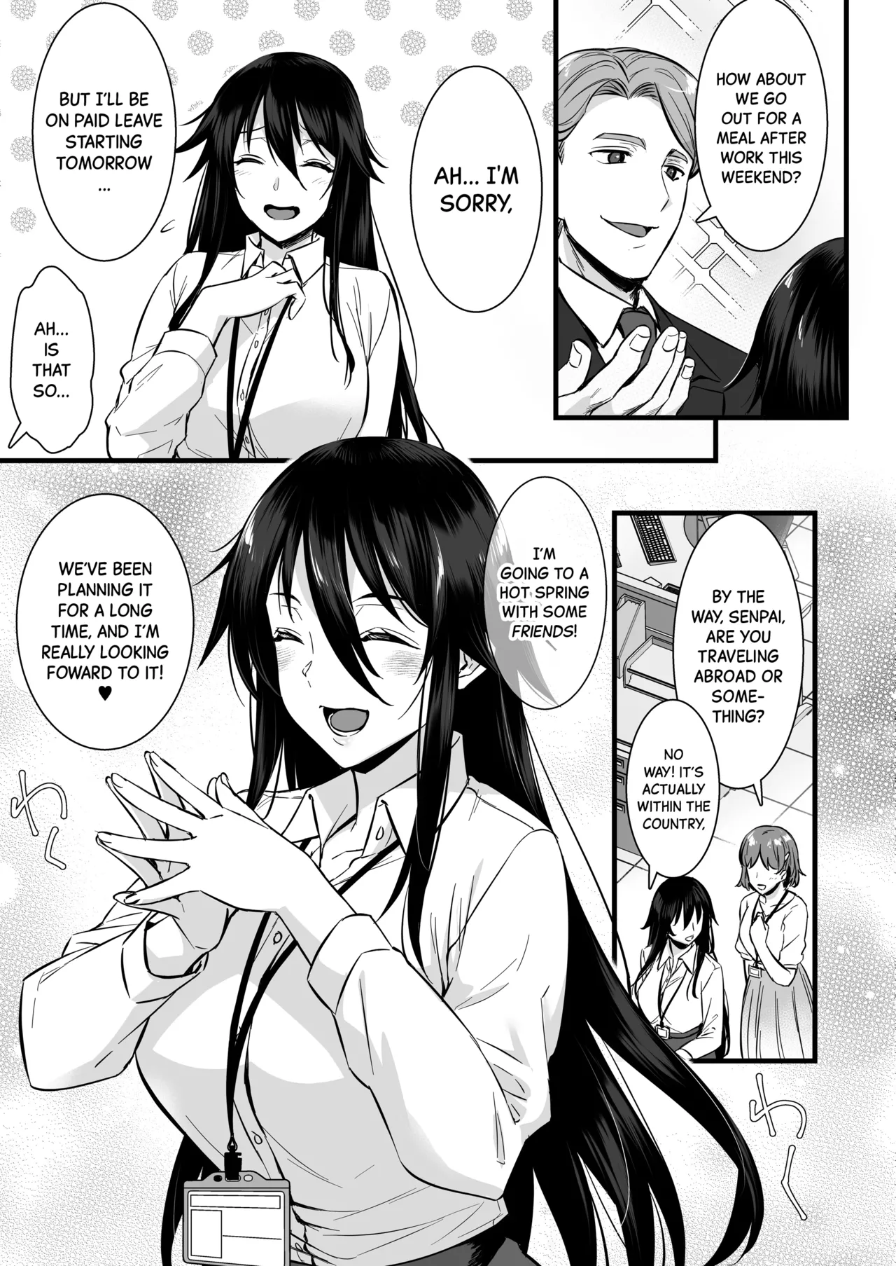 [Himeya (Abe Inori)]Rental Tanetsuke Oji-san 6 ~Tanetsuke Oji-san-tachi to Iku! Yari Makuri Nakadashi Rankou Onsen Ryokou~[English] [Black Grimoires] [Digital] Page 4
