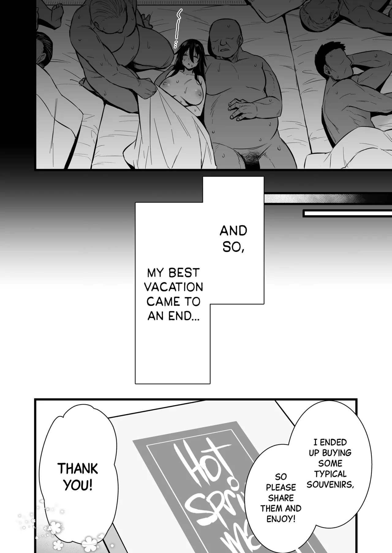 [Himeya (Abe Inori)]Rental Tanetsuke Oji-san 6 ~Tanetsuke Oji-san-tachi to Iku! Yari Makuri Nakadashi Rankou Onsen Ryokou~[English] [Black Grimoires] [Digital] Page 49